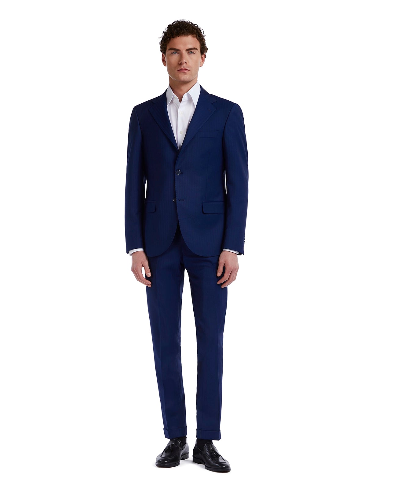 Traje París solar azul