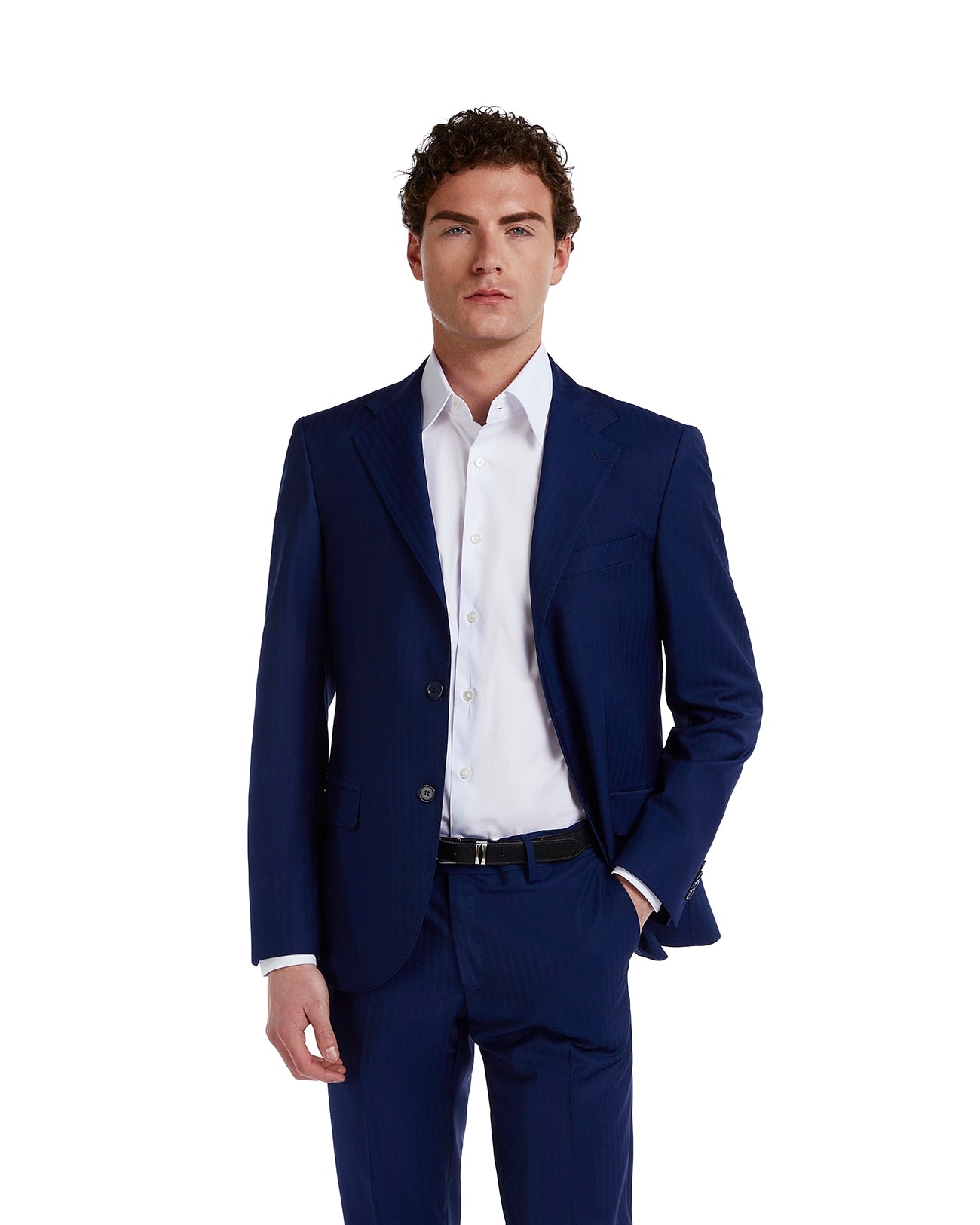 Traje París solar azul