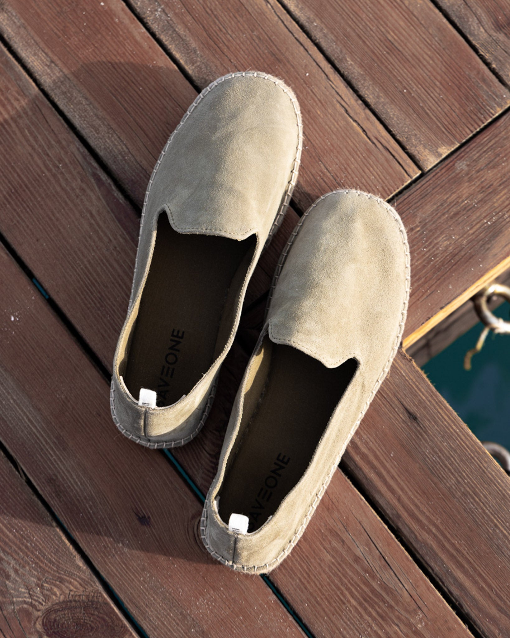 Atene - espadrillas camoscio beige