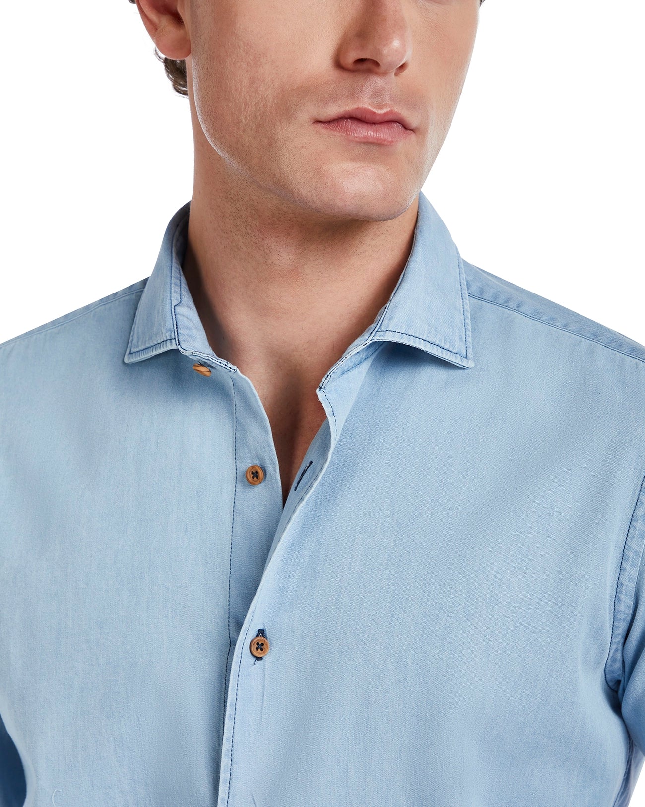 Mark camisa vaqueros lavado claro