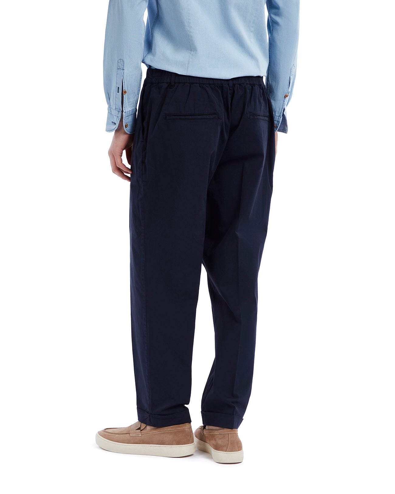 Wels trousers in blue cotton