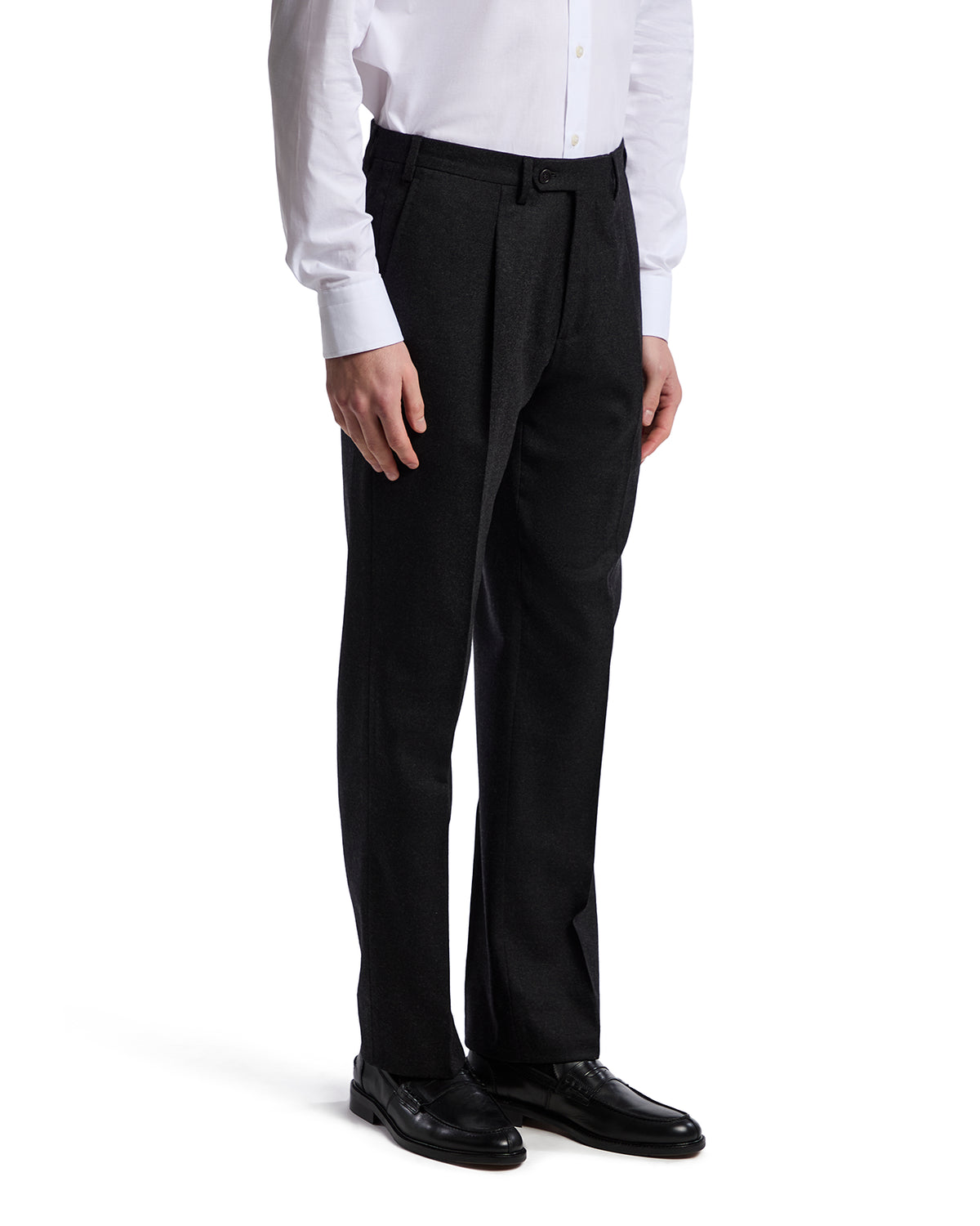 Pantalone Classic in flanella Rugby Drago antracite