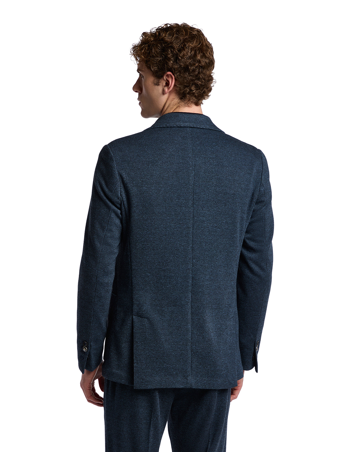 Giacca Cortina pied de poule blu