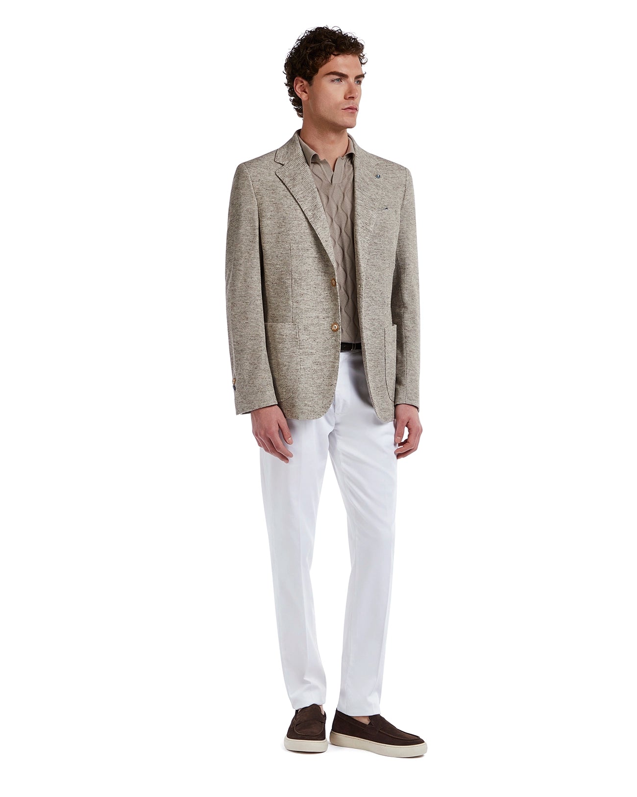 Giacca Erice mèlange beige