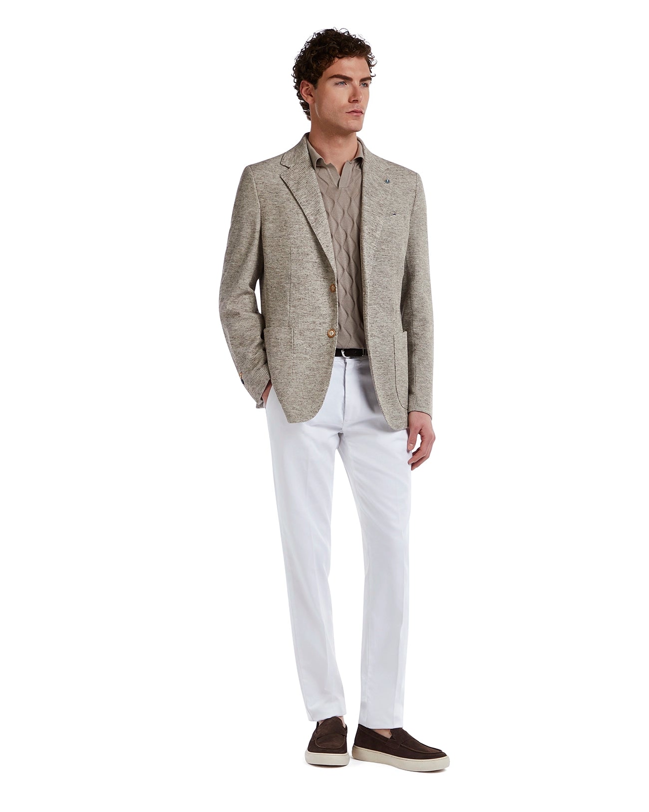 Erice Mélange Beige Jacket
