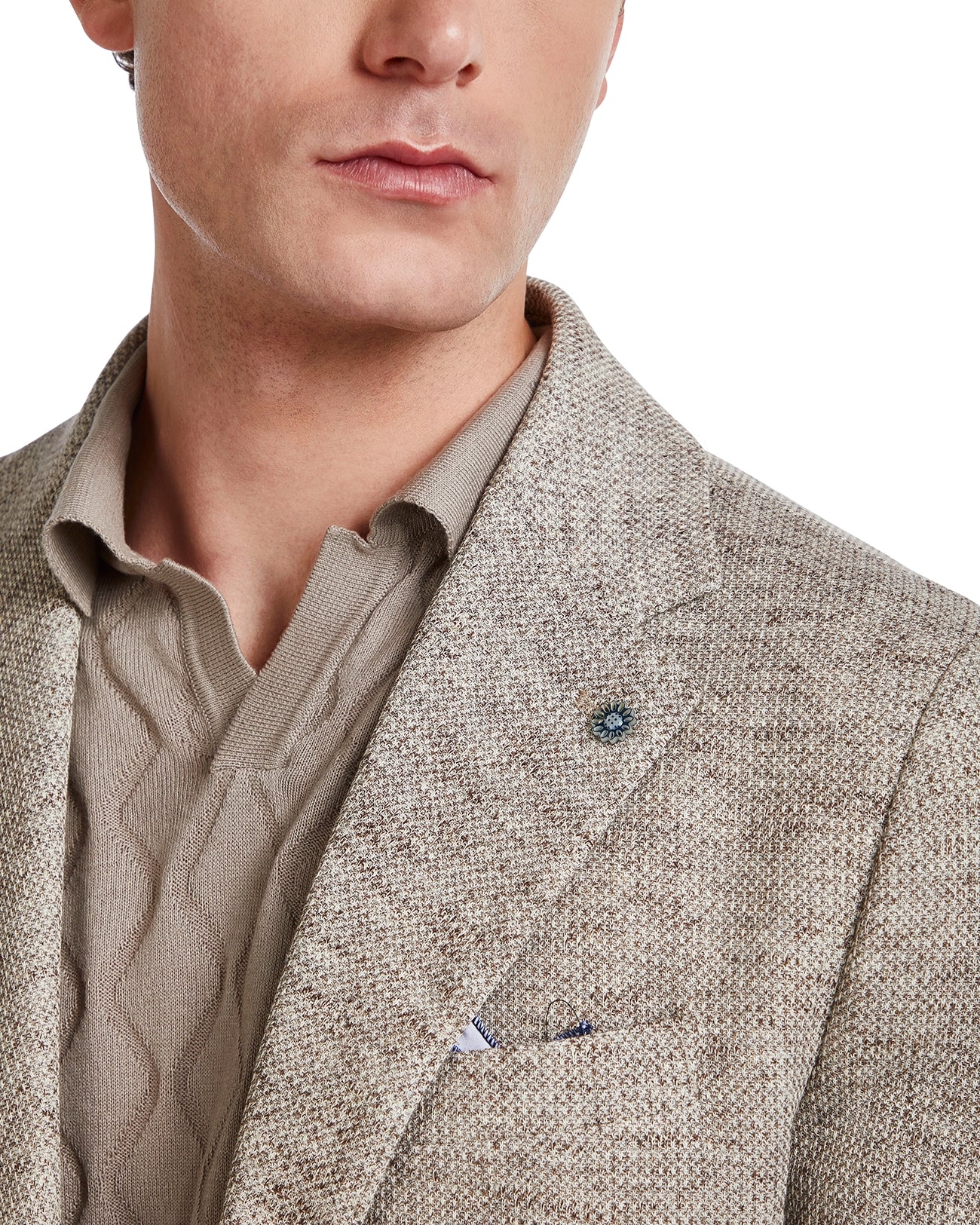 Erice Mélange Beige Jacket