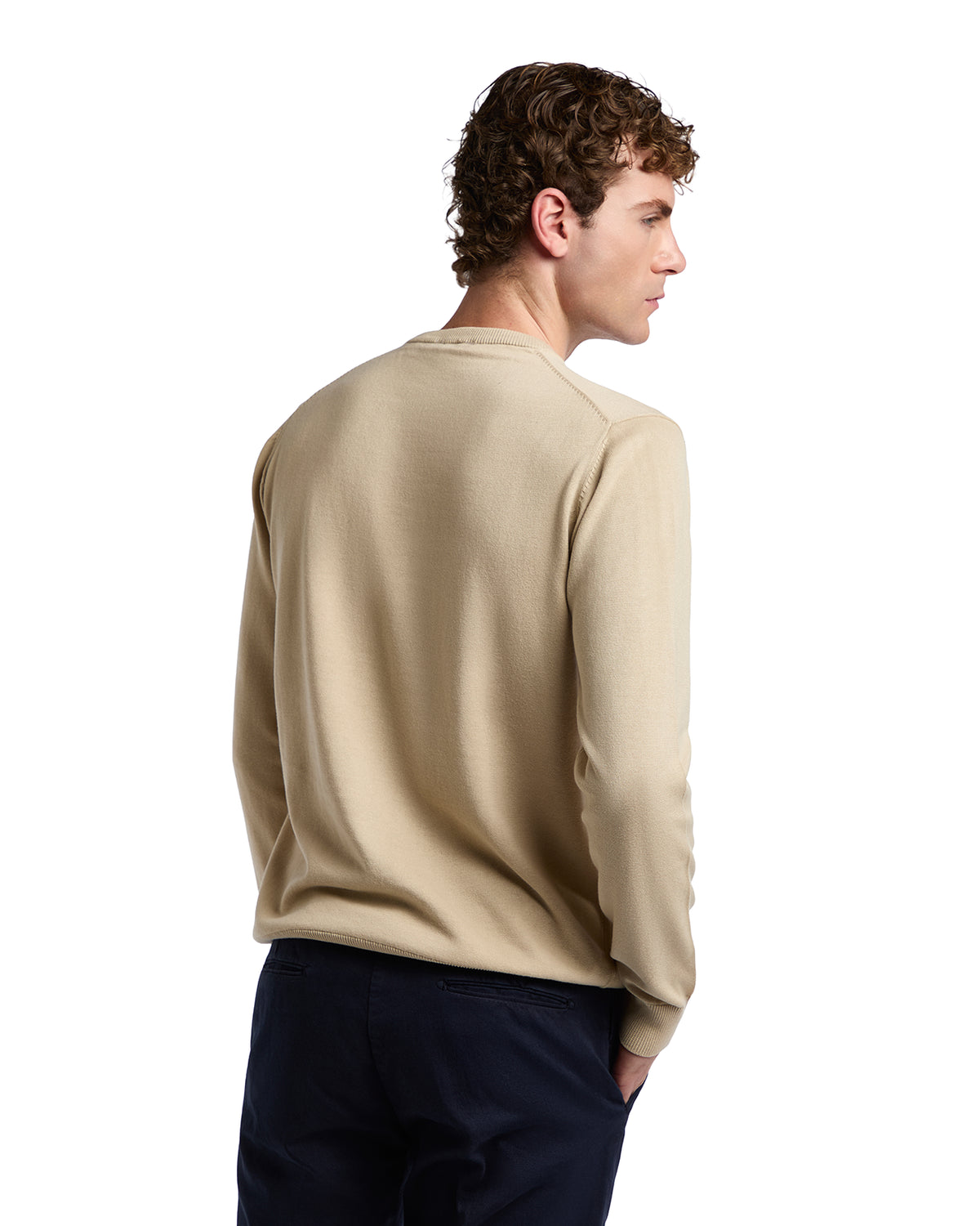 Maglioncino Ugo in cotone beige