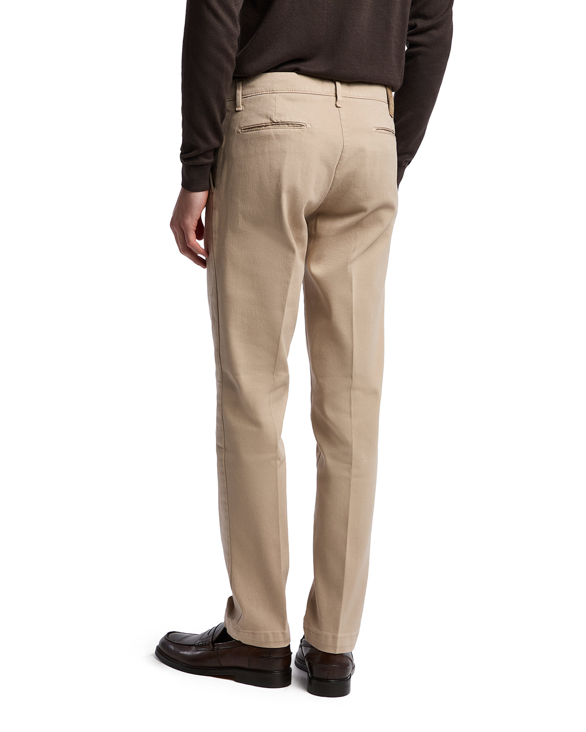 Pantalone Jack in cotone armaturato beige