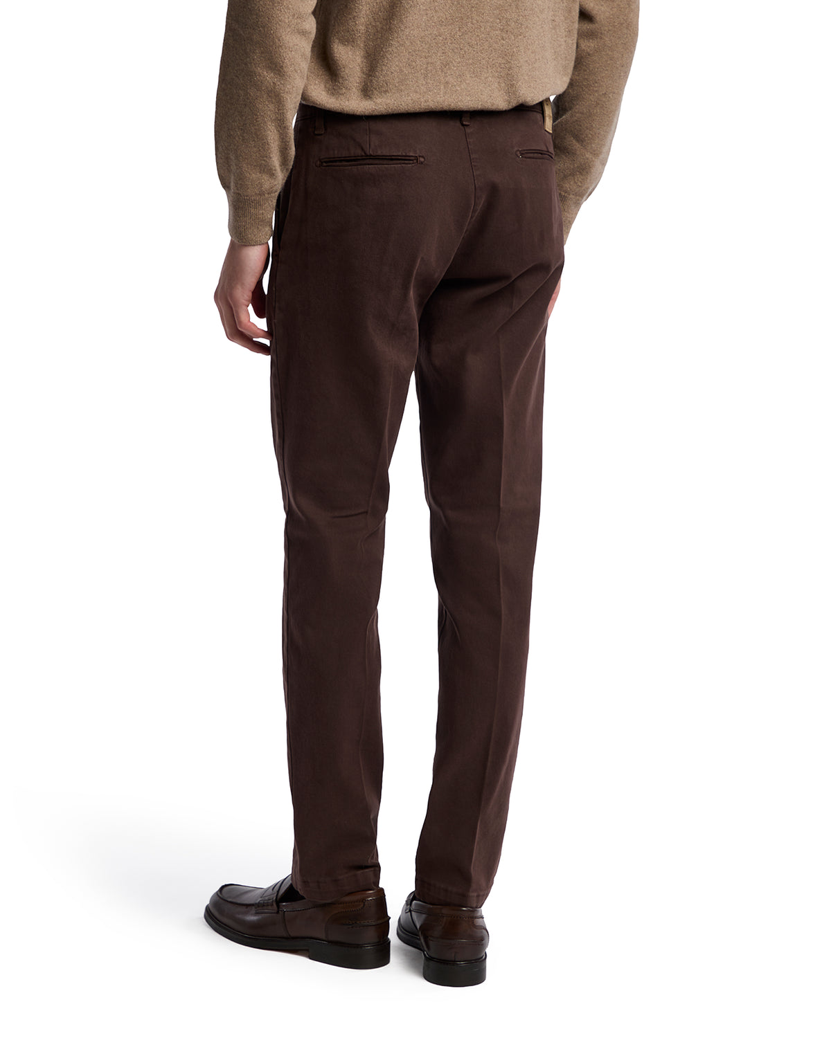 Pantalón Jack estructurado marrón oscuro