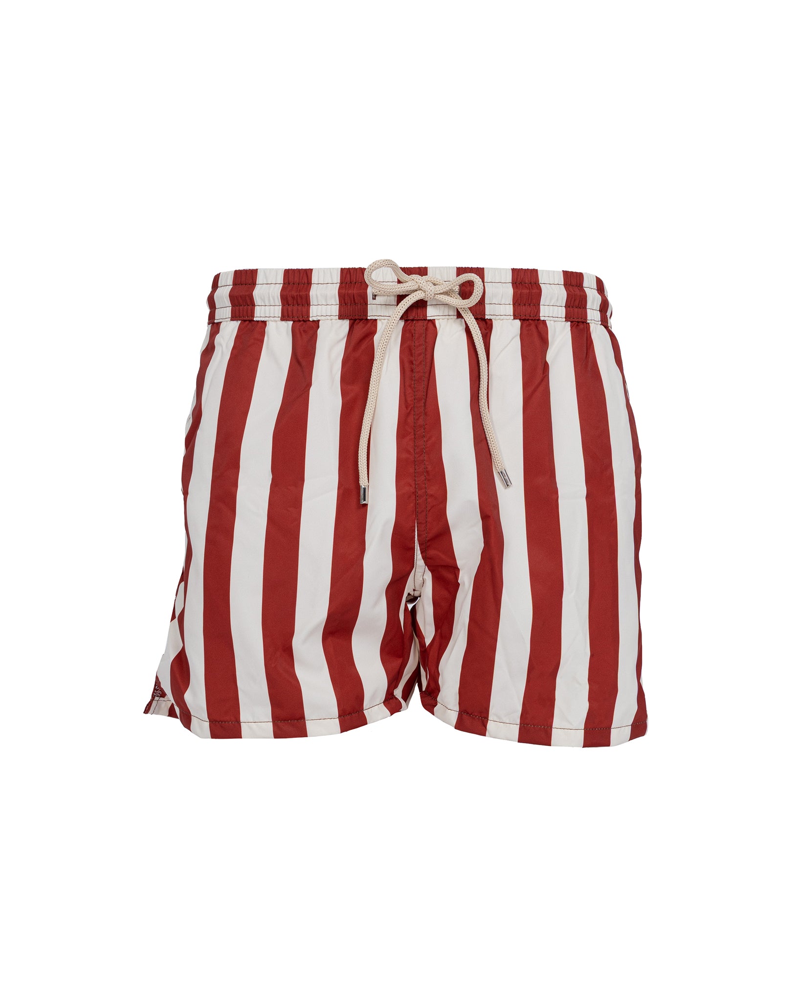 Line - burgundy striped swimsuit