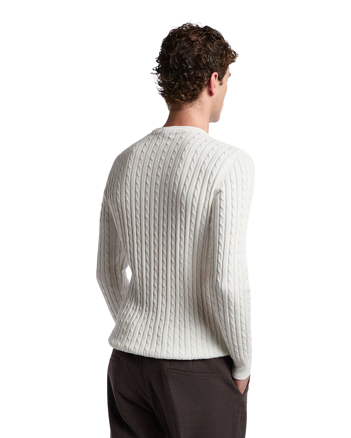 Maglione Fils in cotone panna