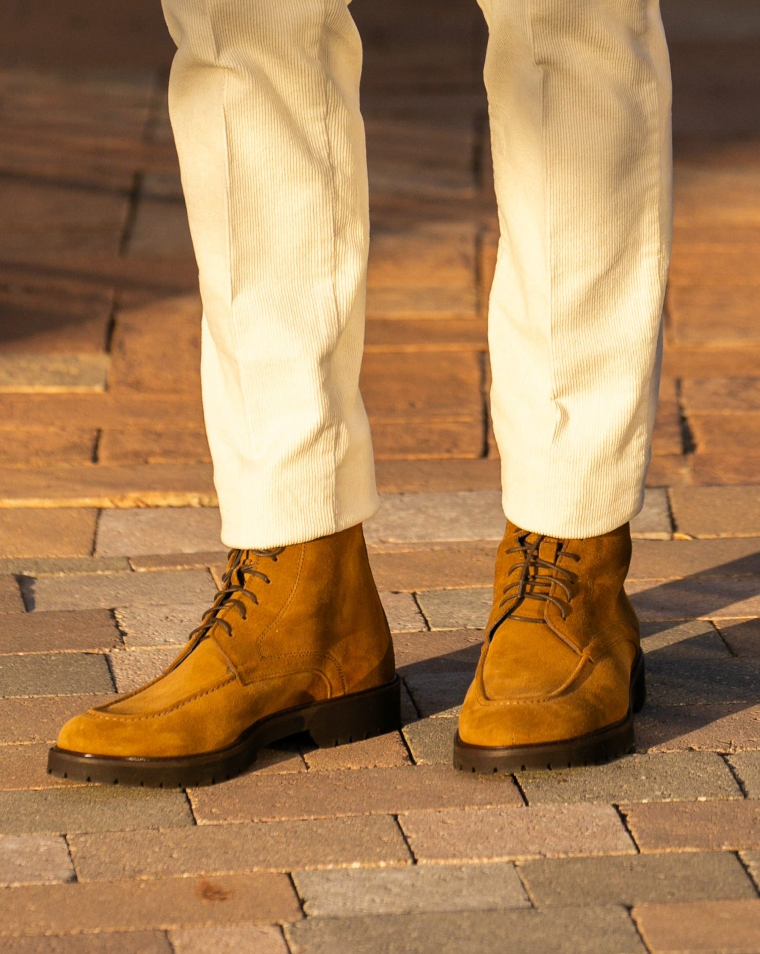 Astron - scarponcino cammello in camoscio