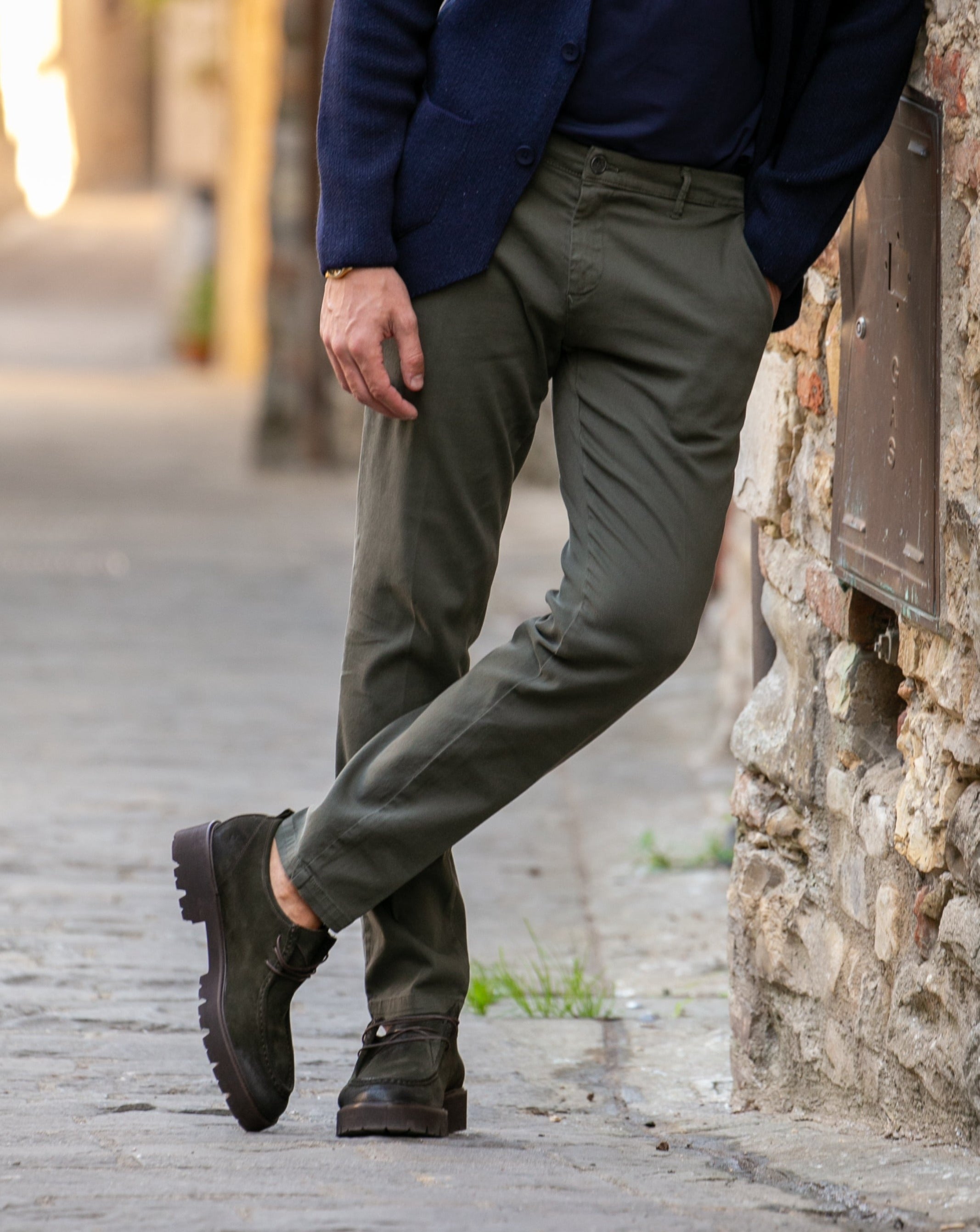 Jack trousers in military-style cotton