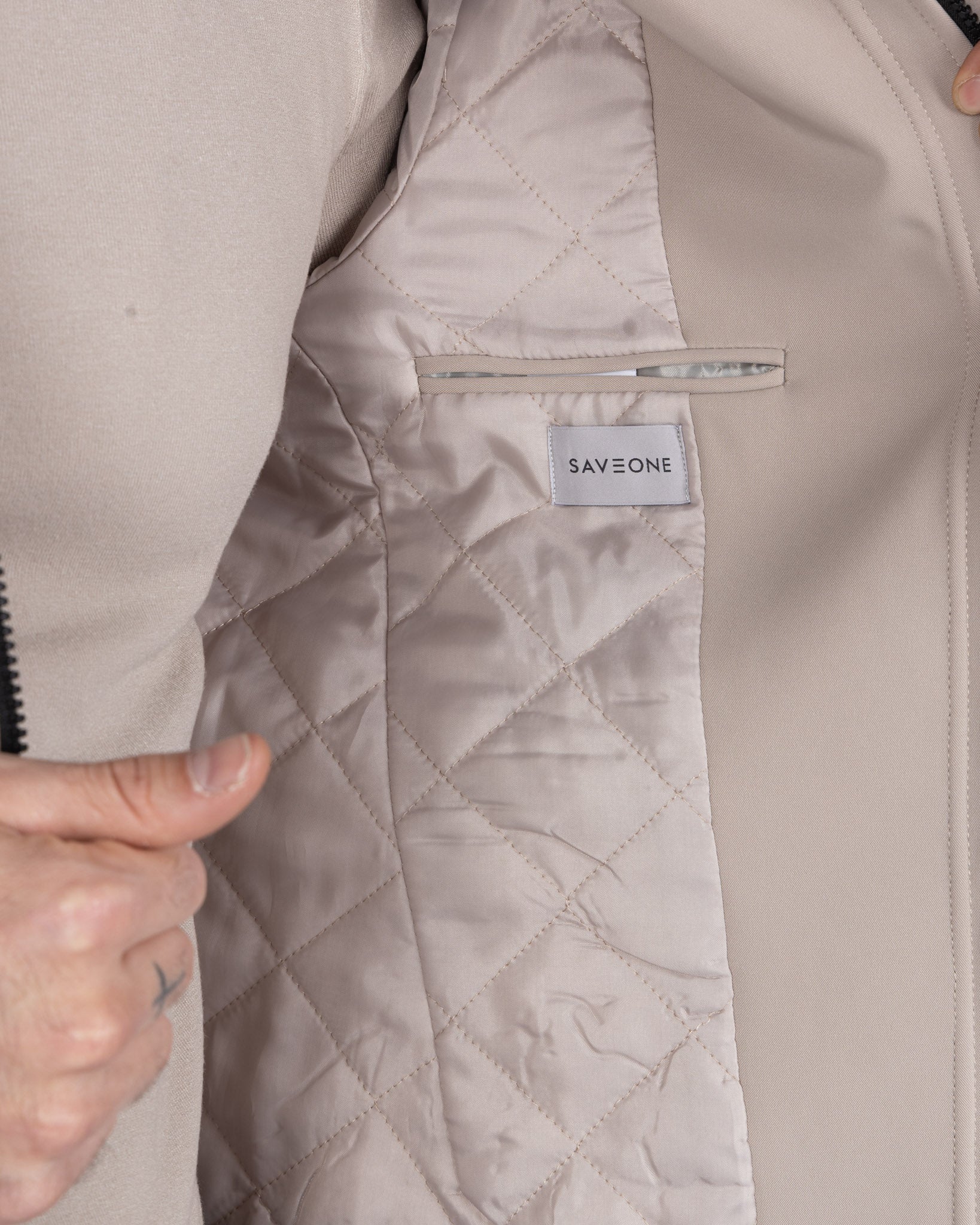 Giubbotto Dylan tecnico beige