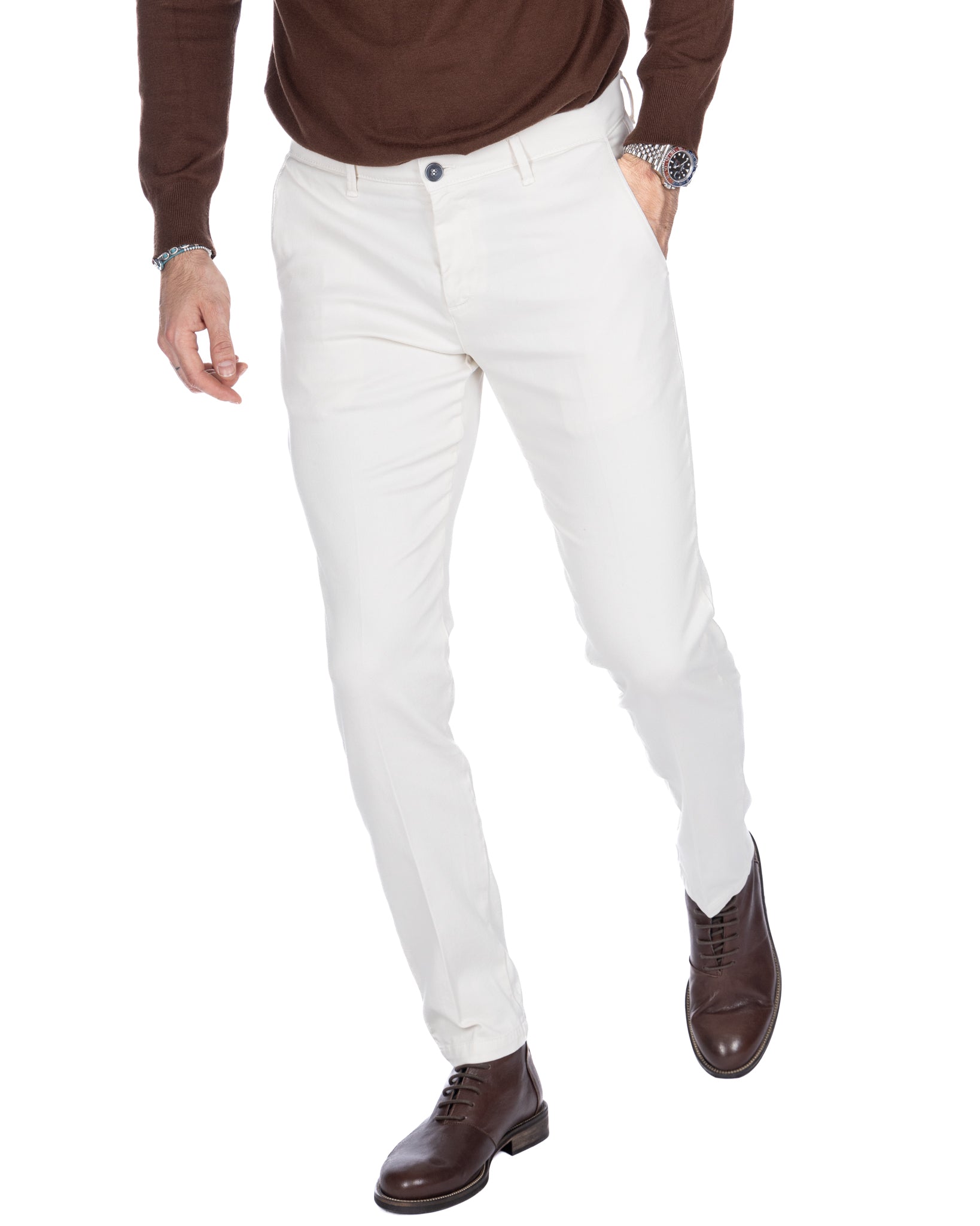 Cream-colored Jack trousers