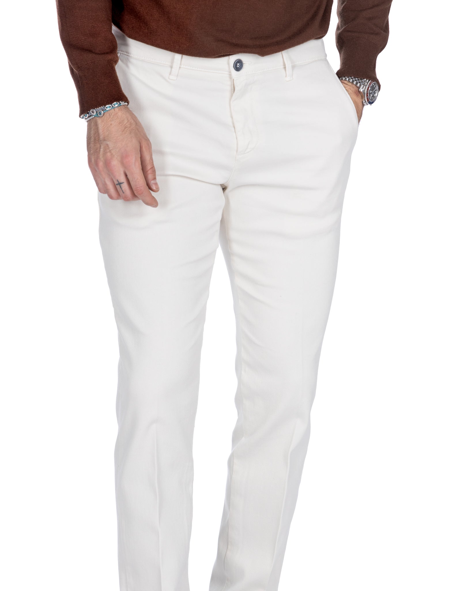 Cream-colored Jack trousers