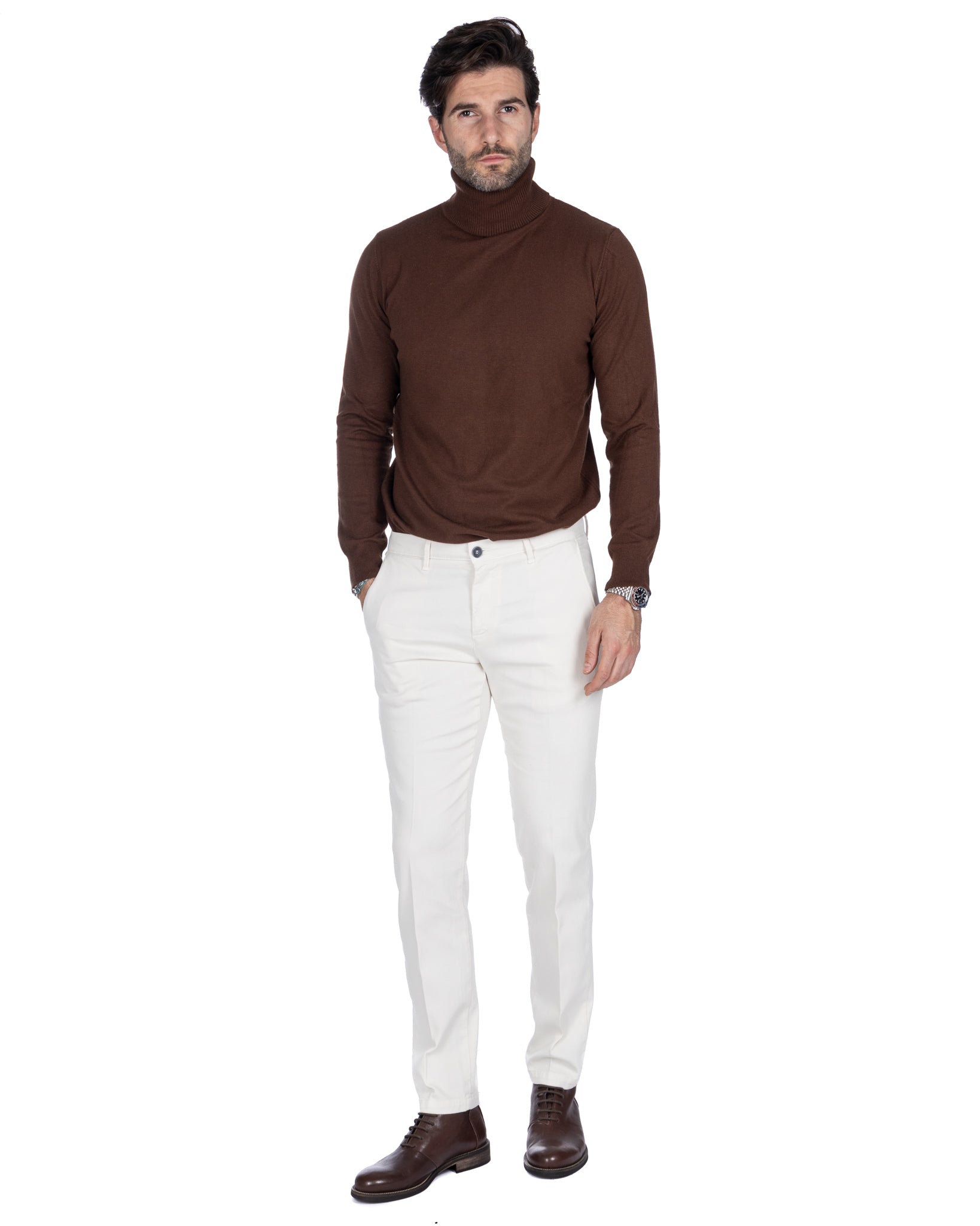 Cream-colored Jack trousers