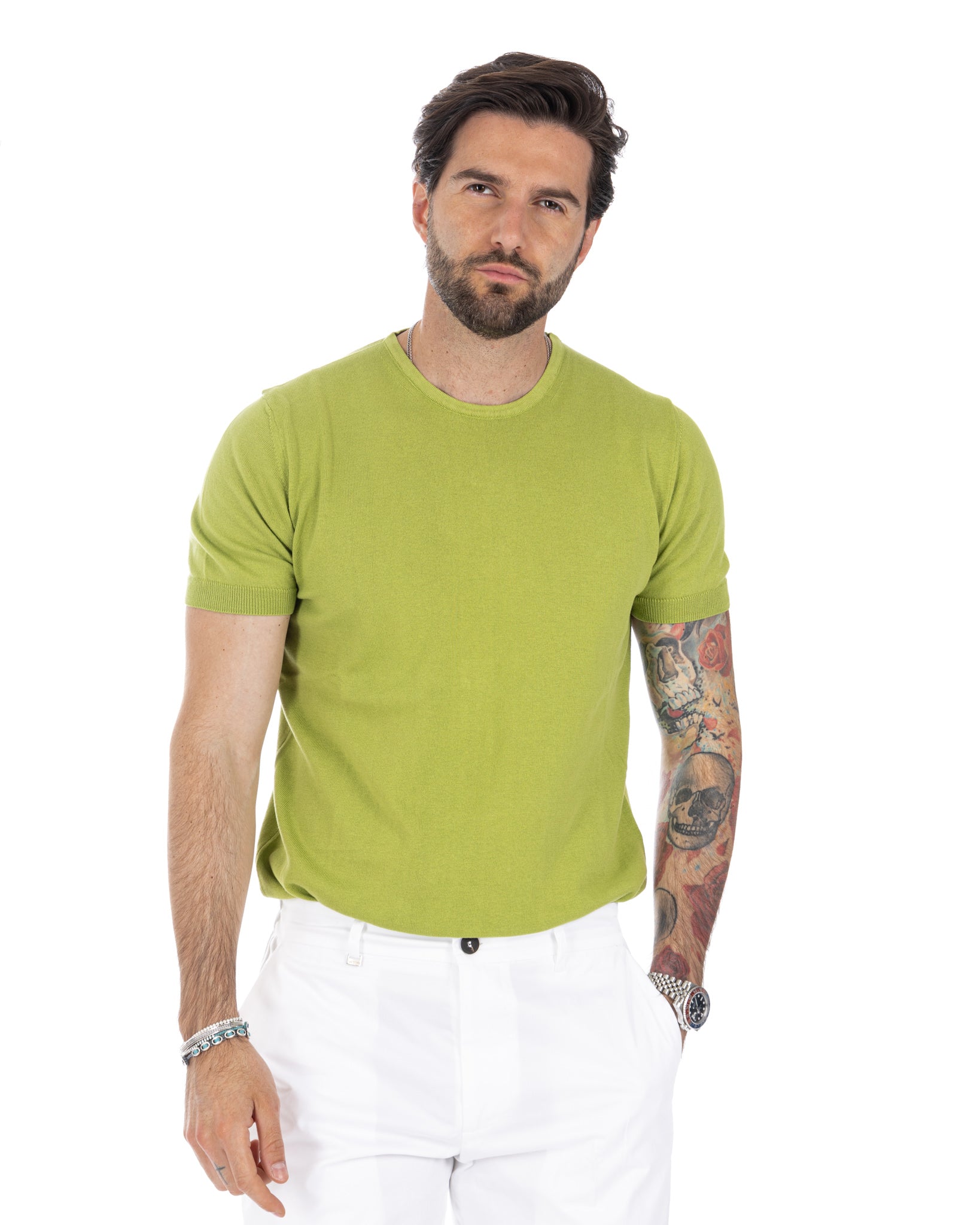 Jannik - t-shirt en maille de bambou