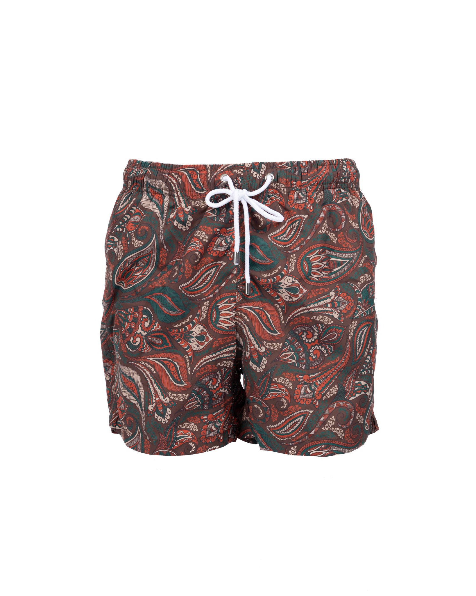 Paisley - Bañador estampado naranja