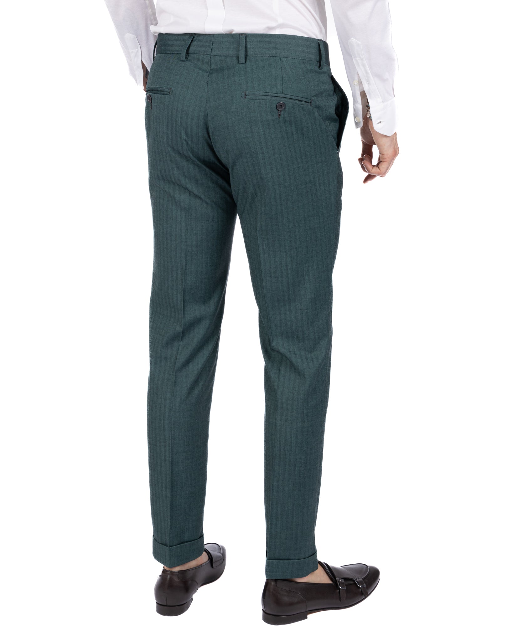 Paris - green solaro single-breasted suit