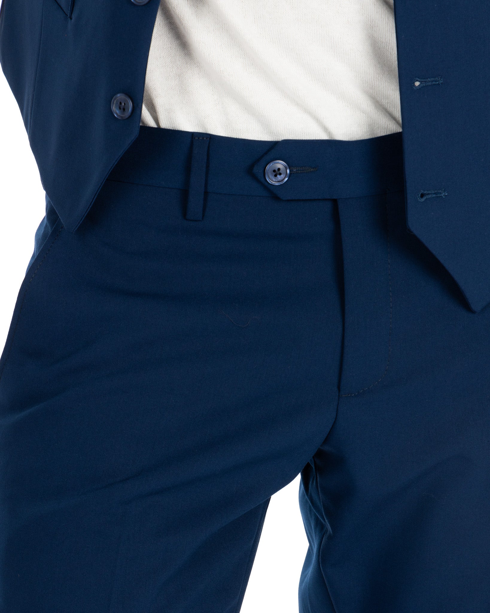 Brema - blue basic trousers