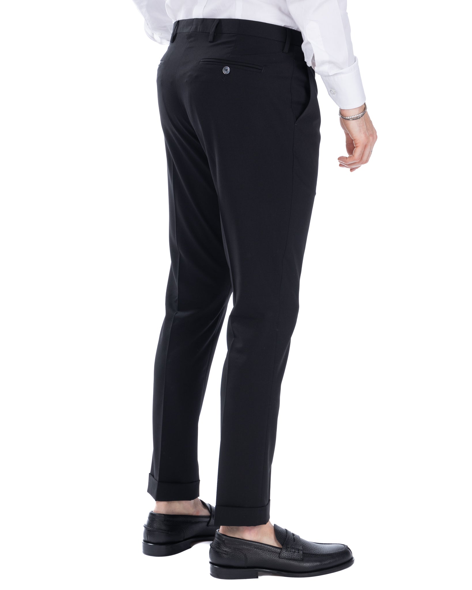 Brema - black basic trousers
