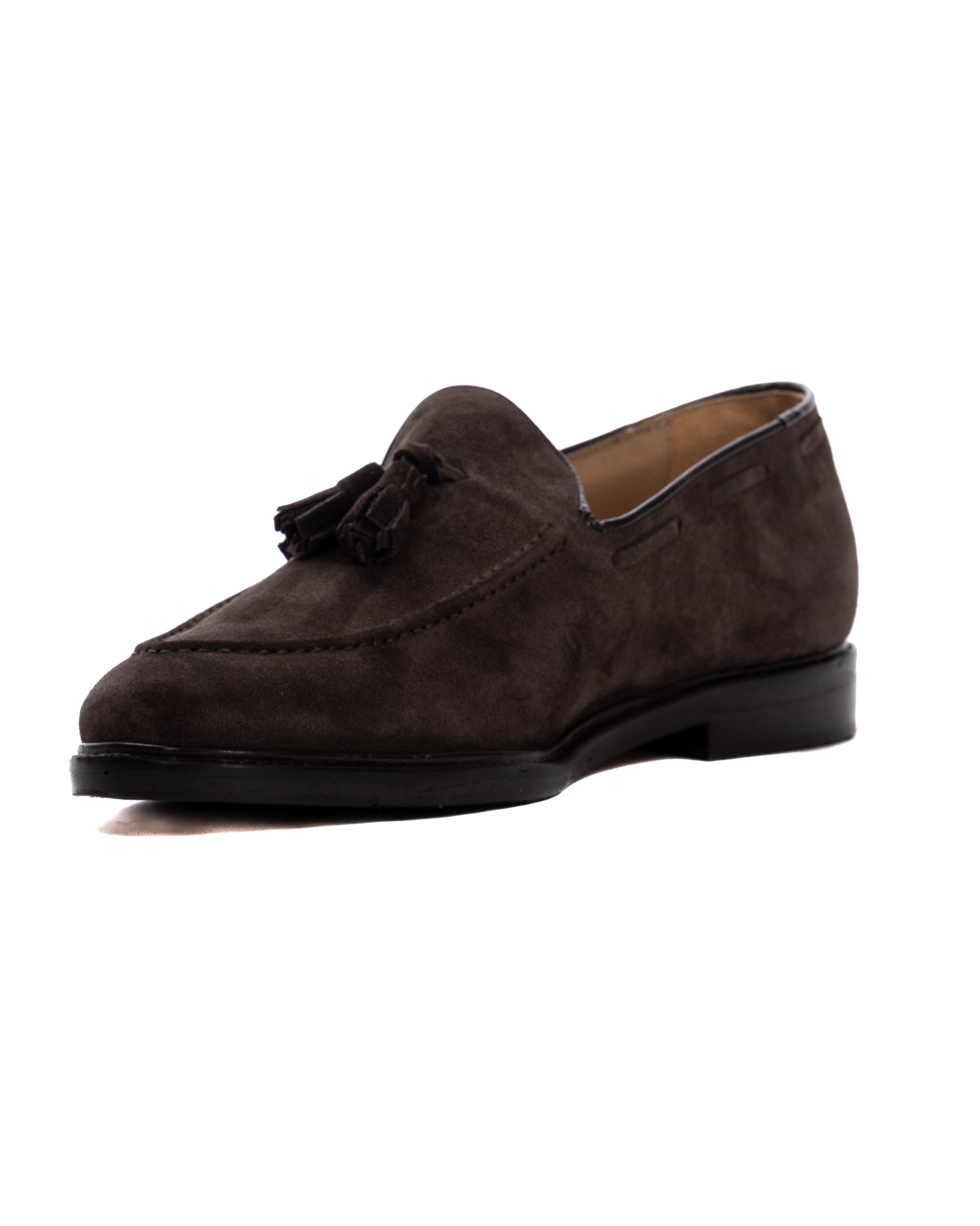 Caspar - dark brown suede moccasin