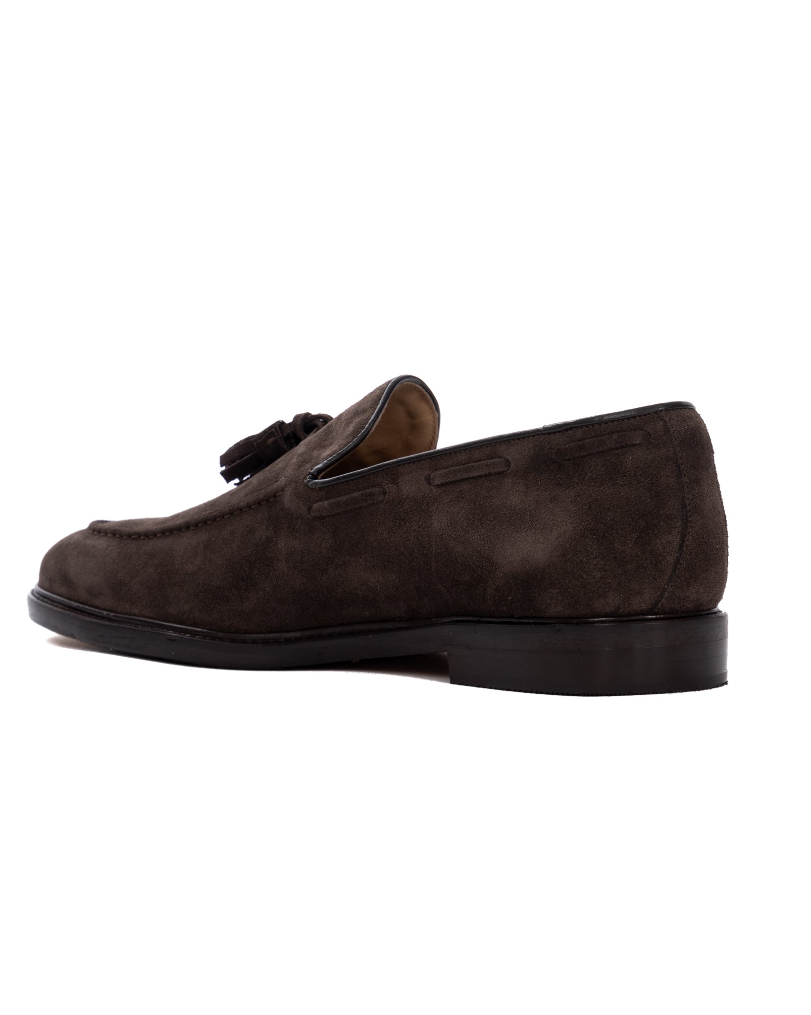 Caspar - dark brown suede moccasin