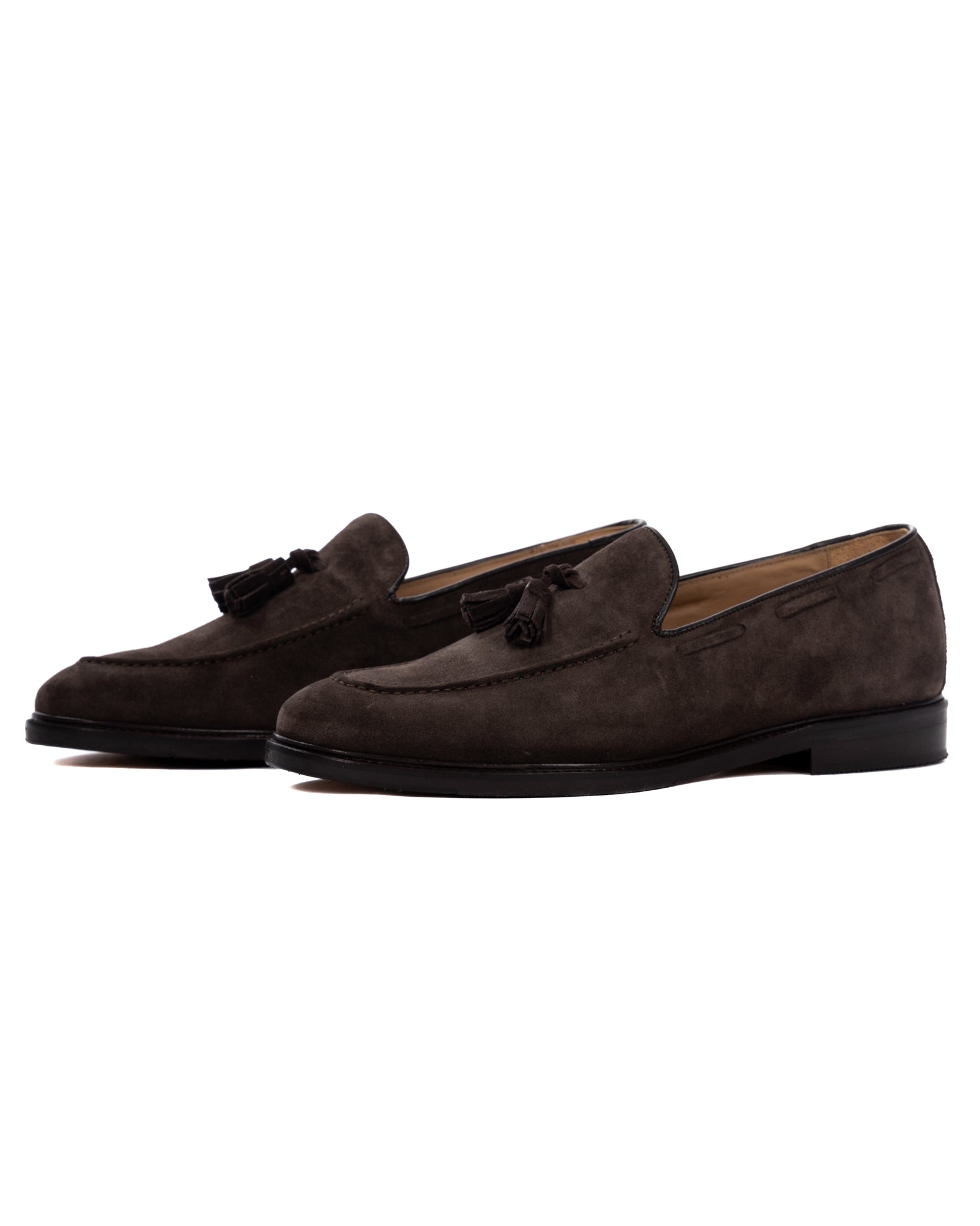 Caspar - dark brown suede moccasin