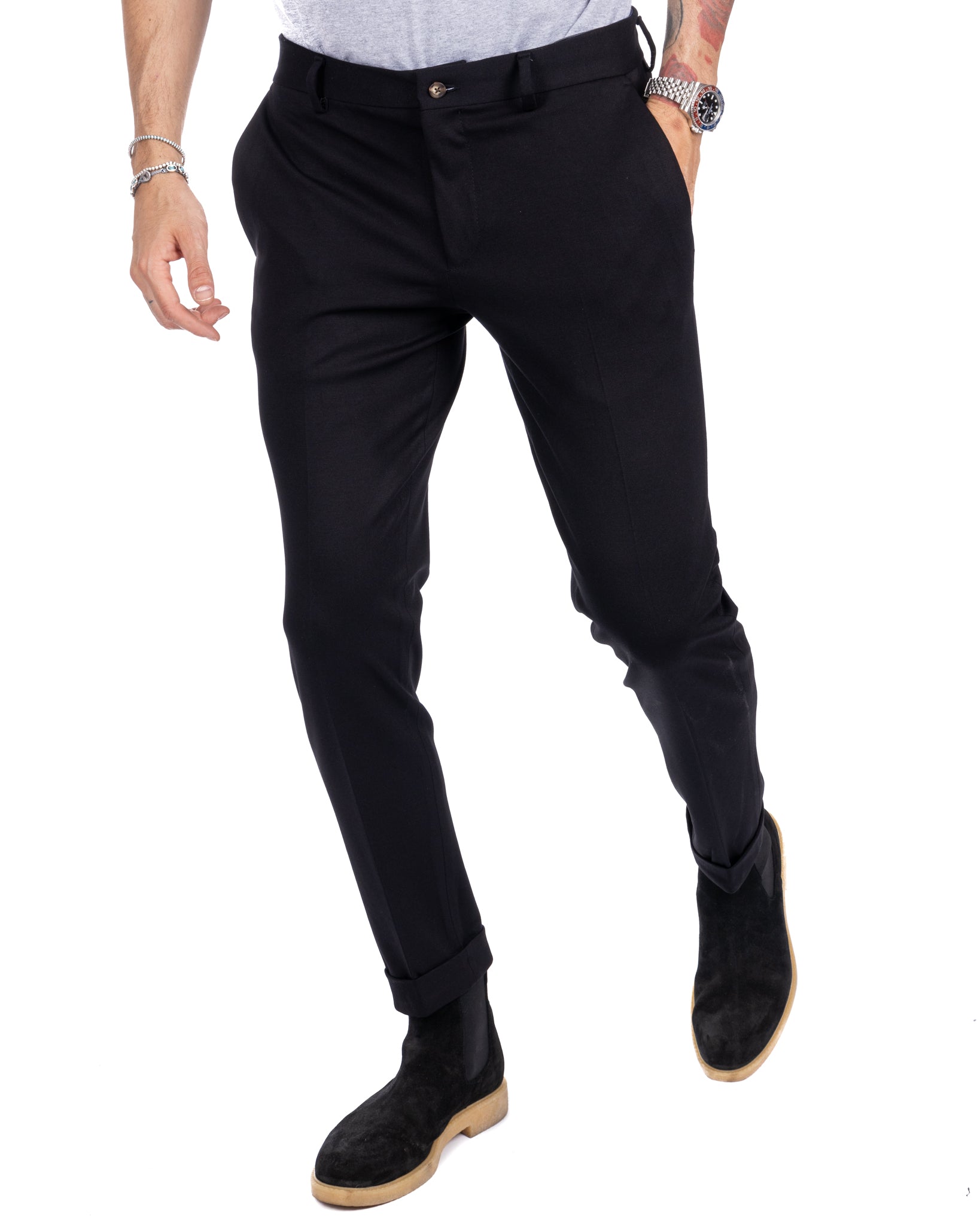 Mustang - pantalone basic nero