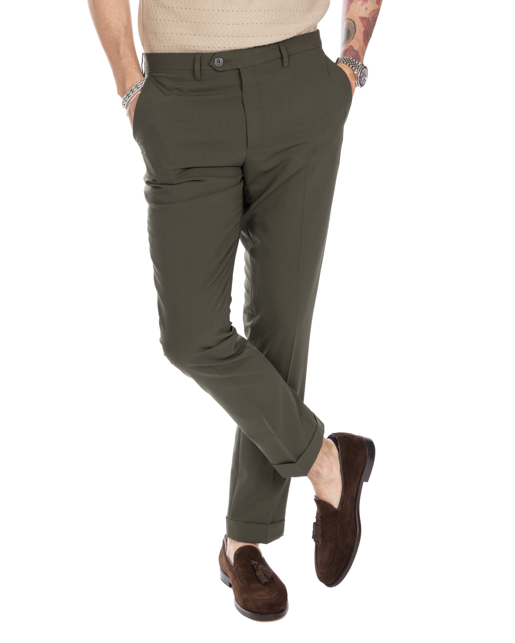 Brema - pantalón básico militar