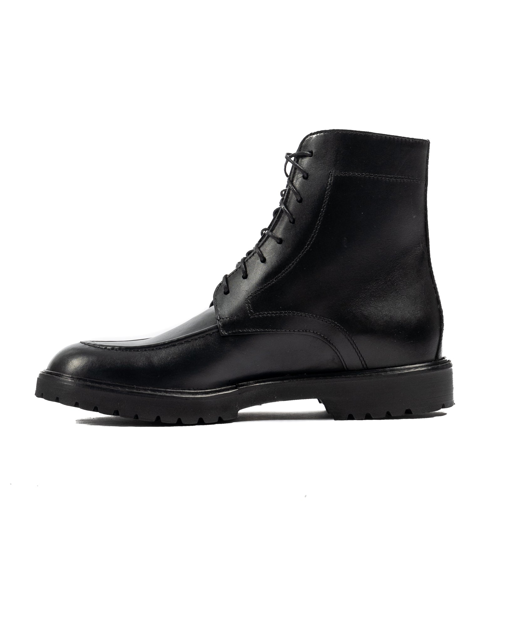 Astron - botte en cuir noir