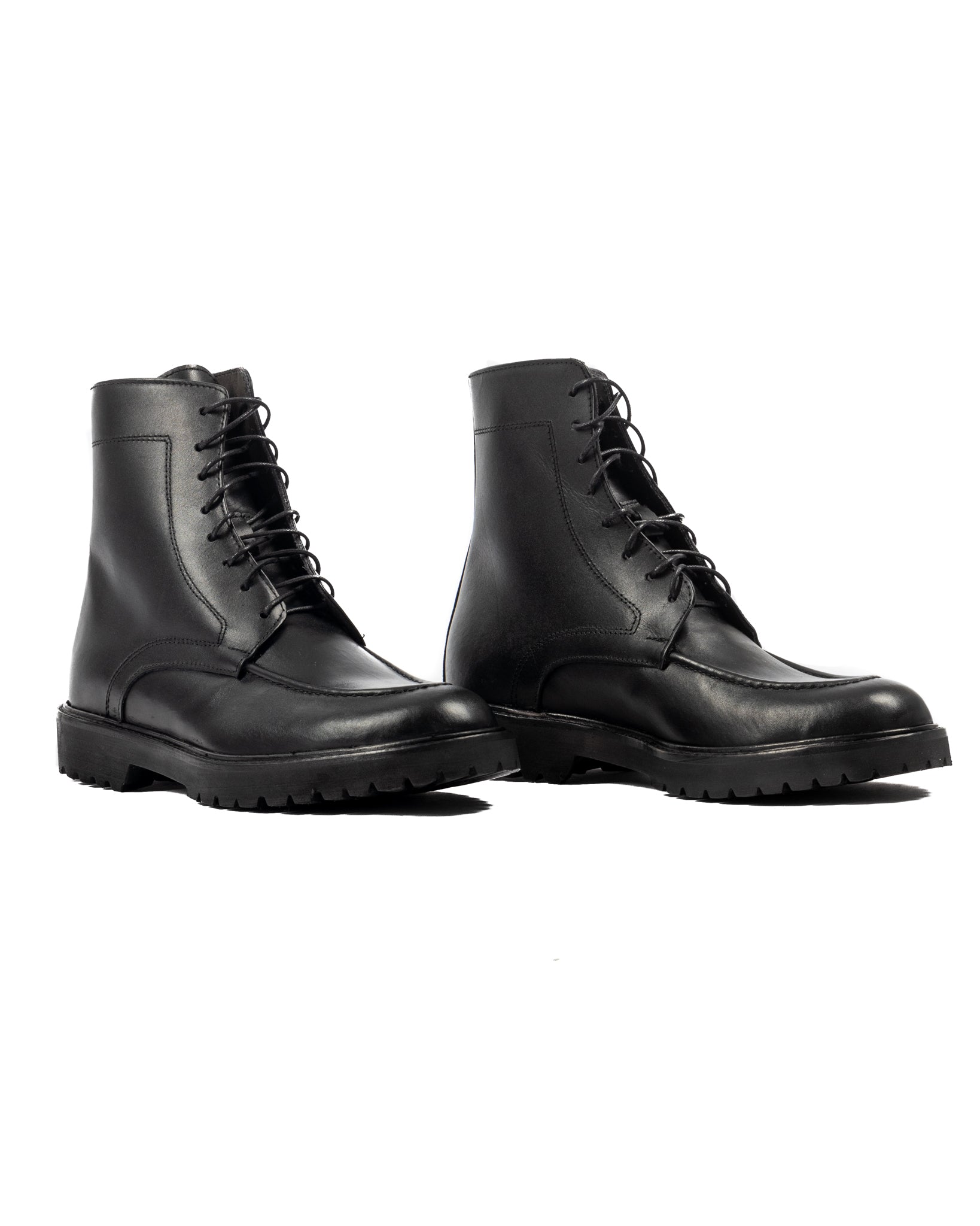 Astron - botte en cuir noir