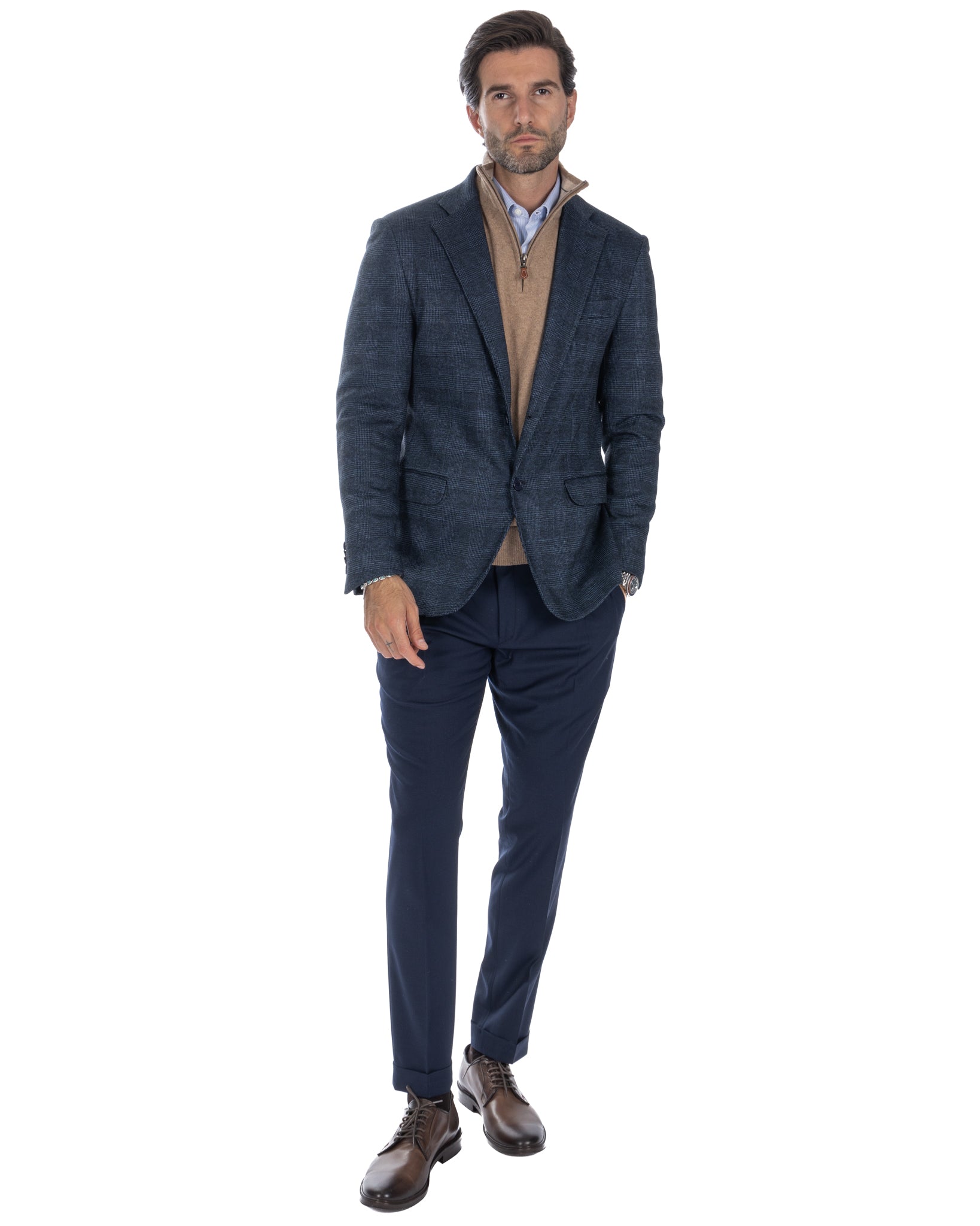 Orson Blue Check Jacket