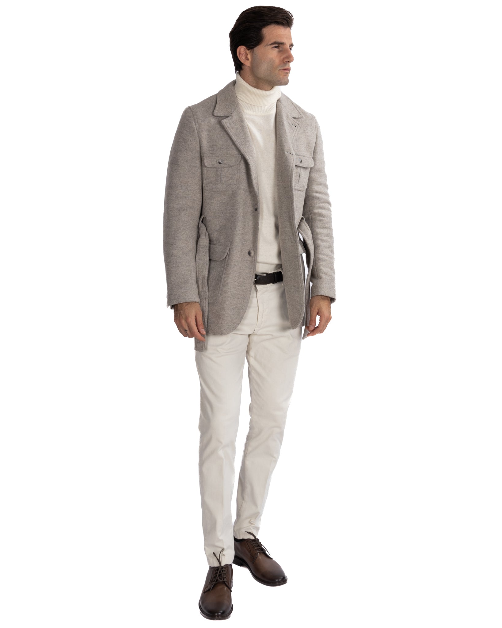 Ponente - Sand Wool Saharan Jacket