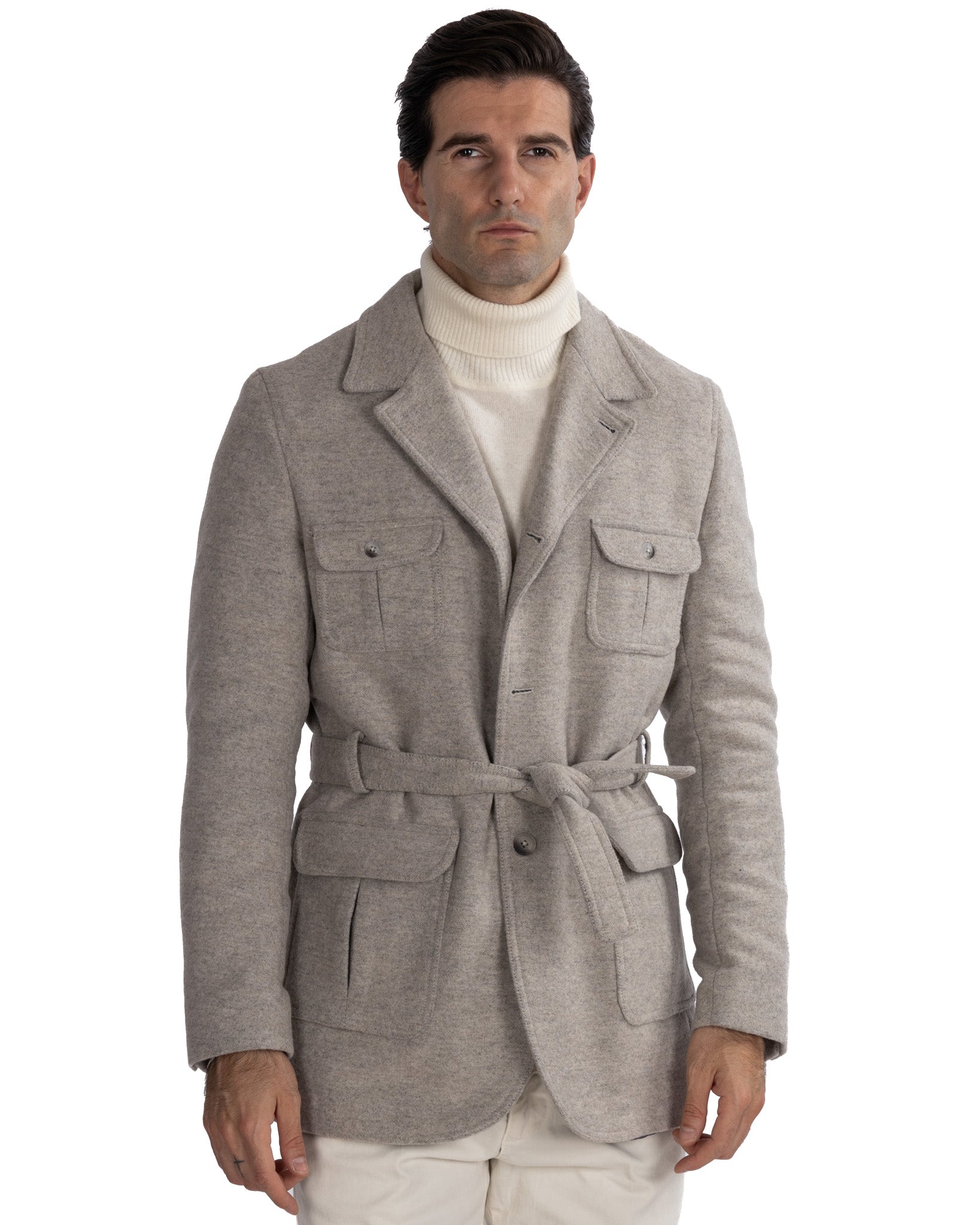 Ponente - Sand Wool Saharan Jacket