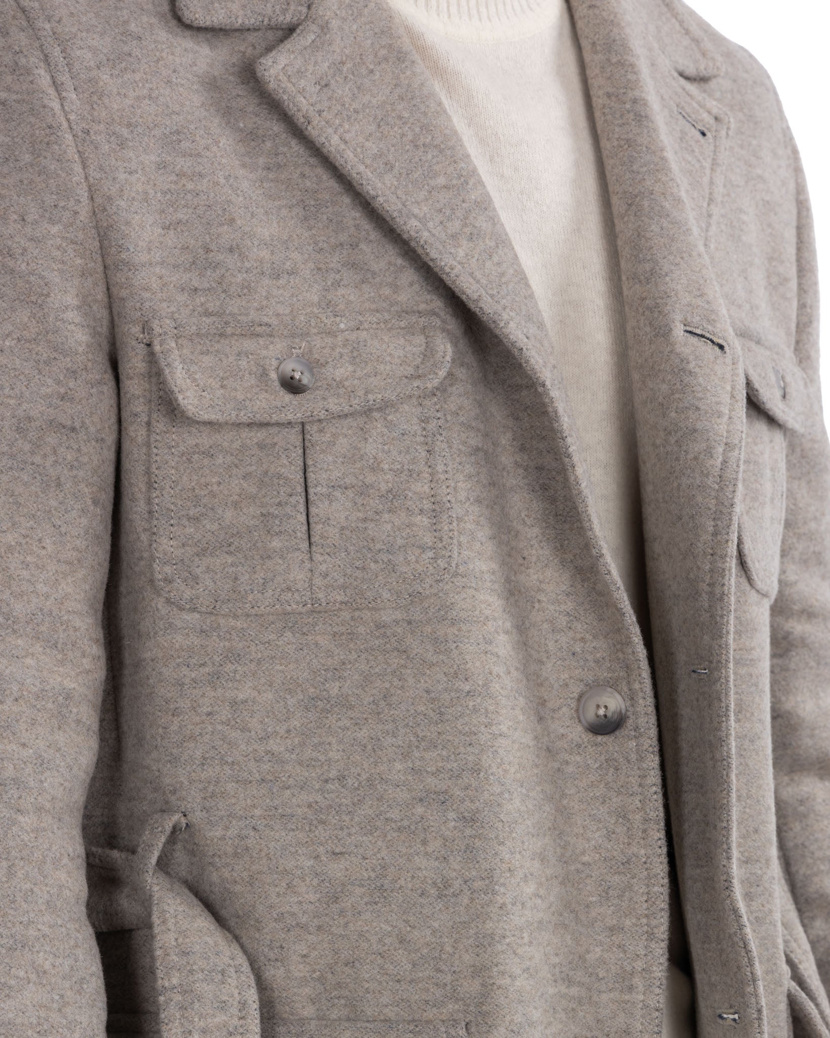 Ponente - Sand Wool Saharan Jacket