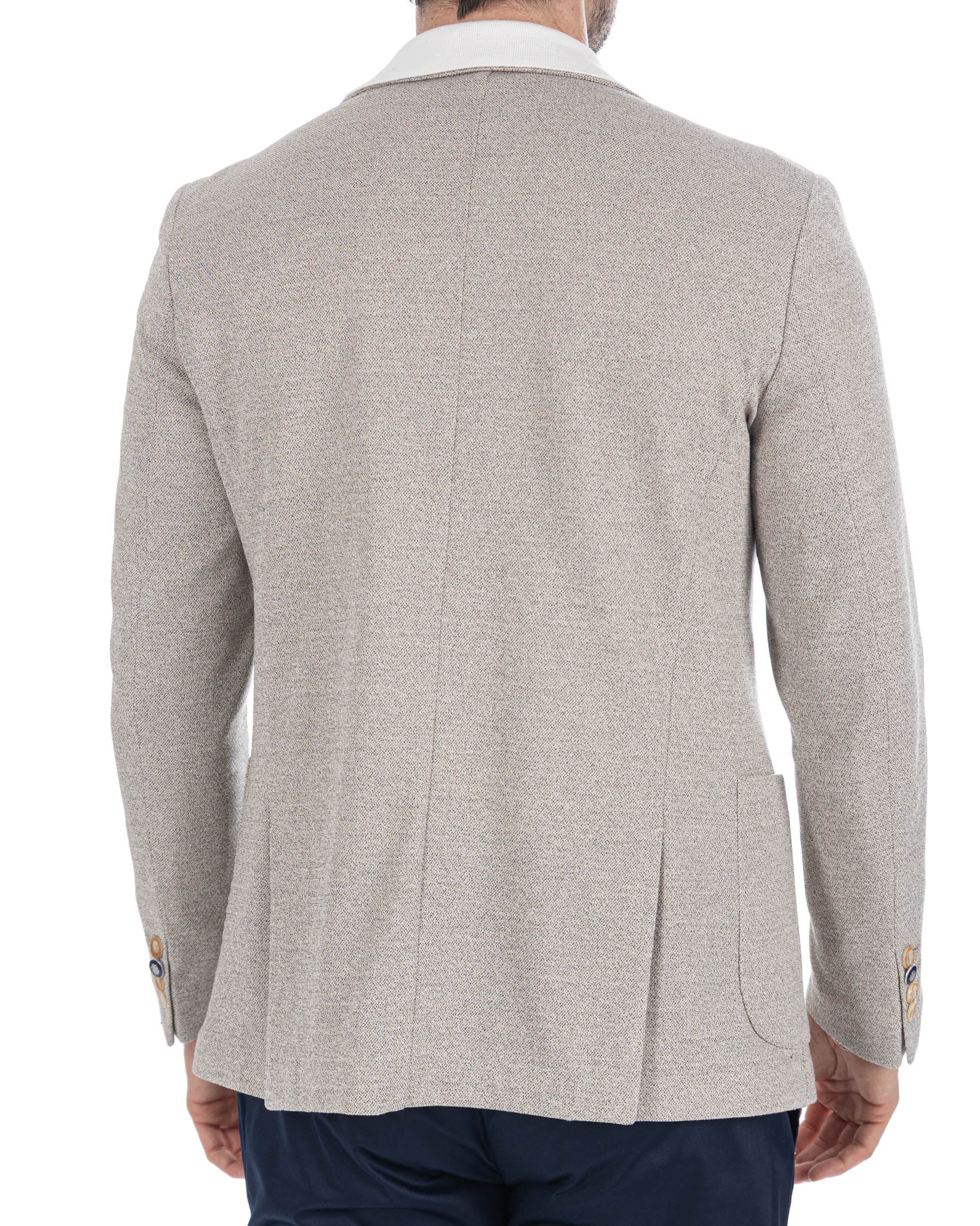 Haines - single breasted jacket grey melange