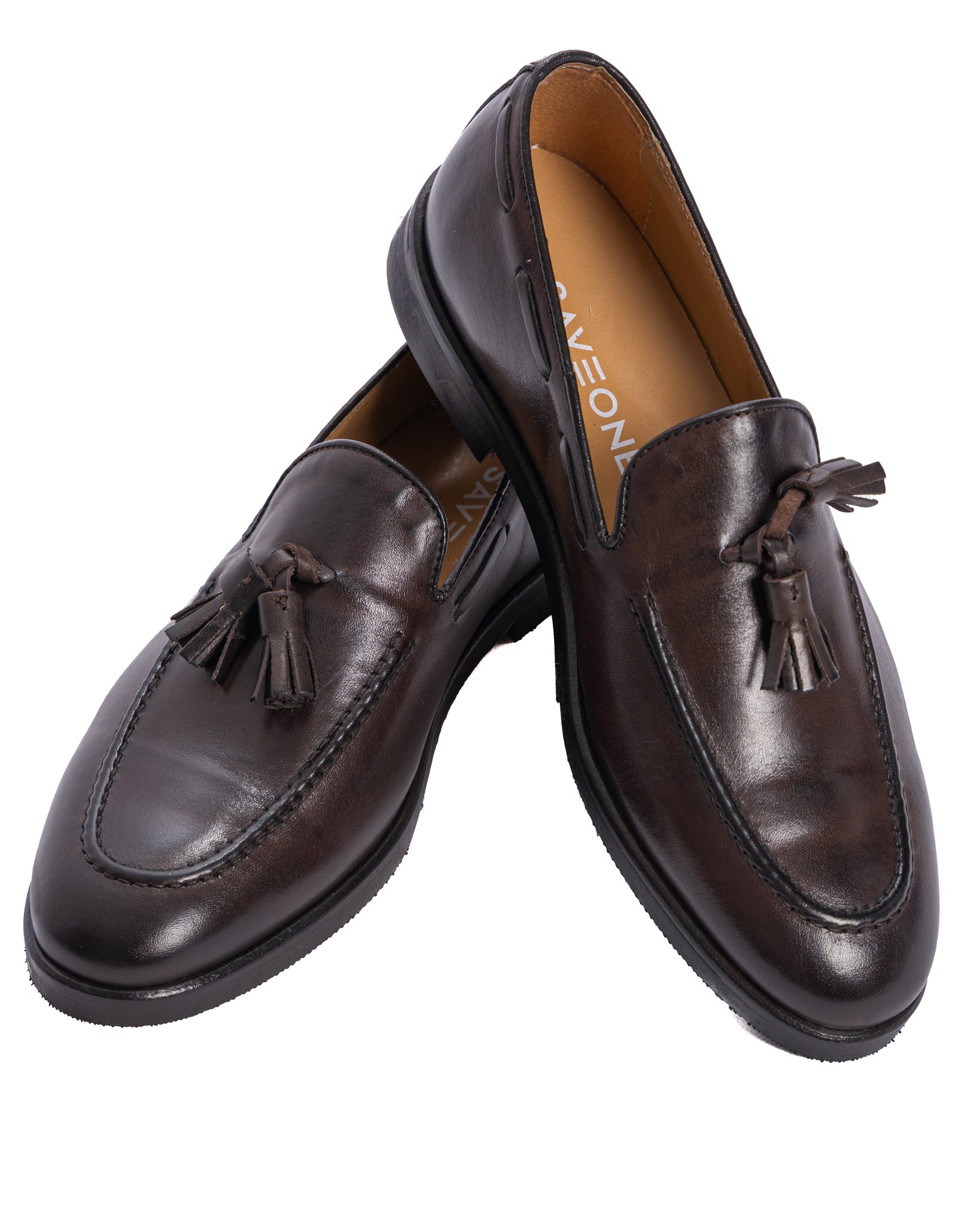 Jasper - dark brown leather moccasin