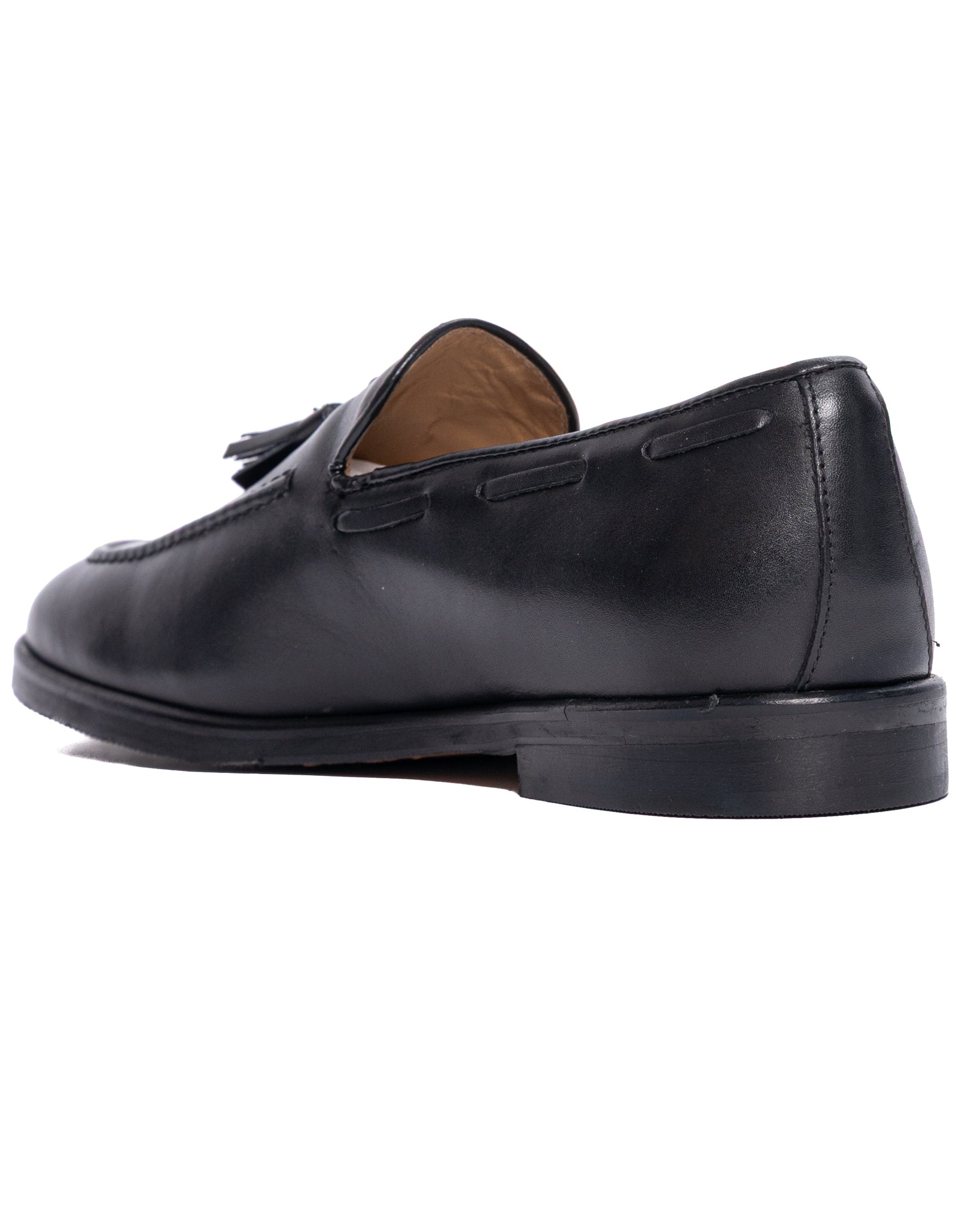 Jasper - mocassin en cuir noir