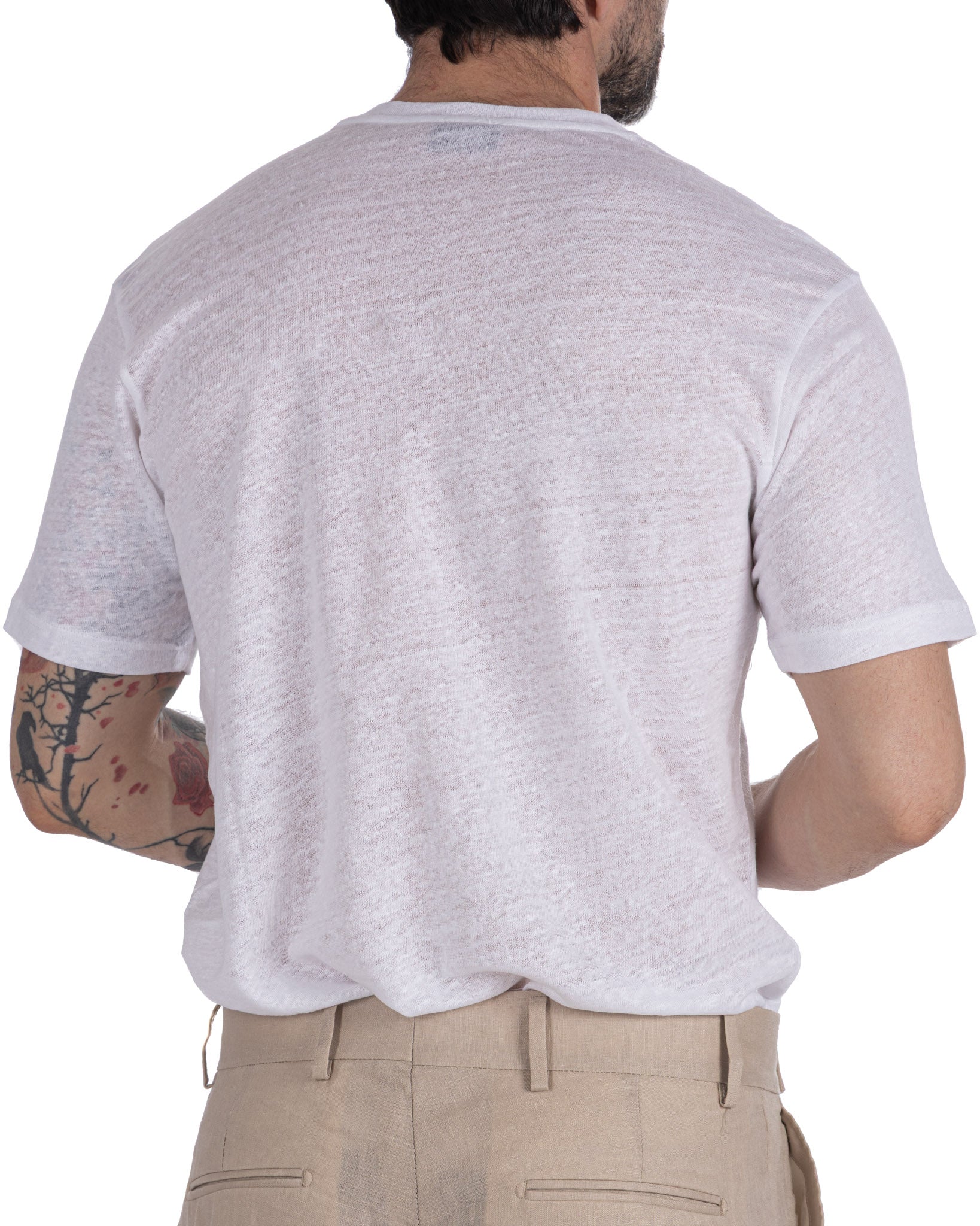 Felix - t-shirt en lin blanc