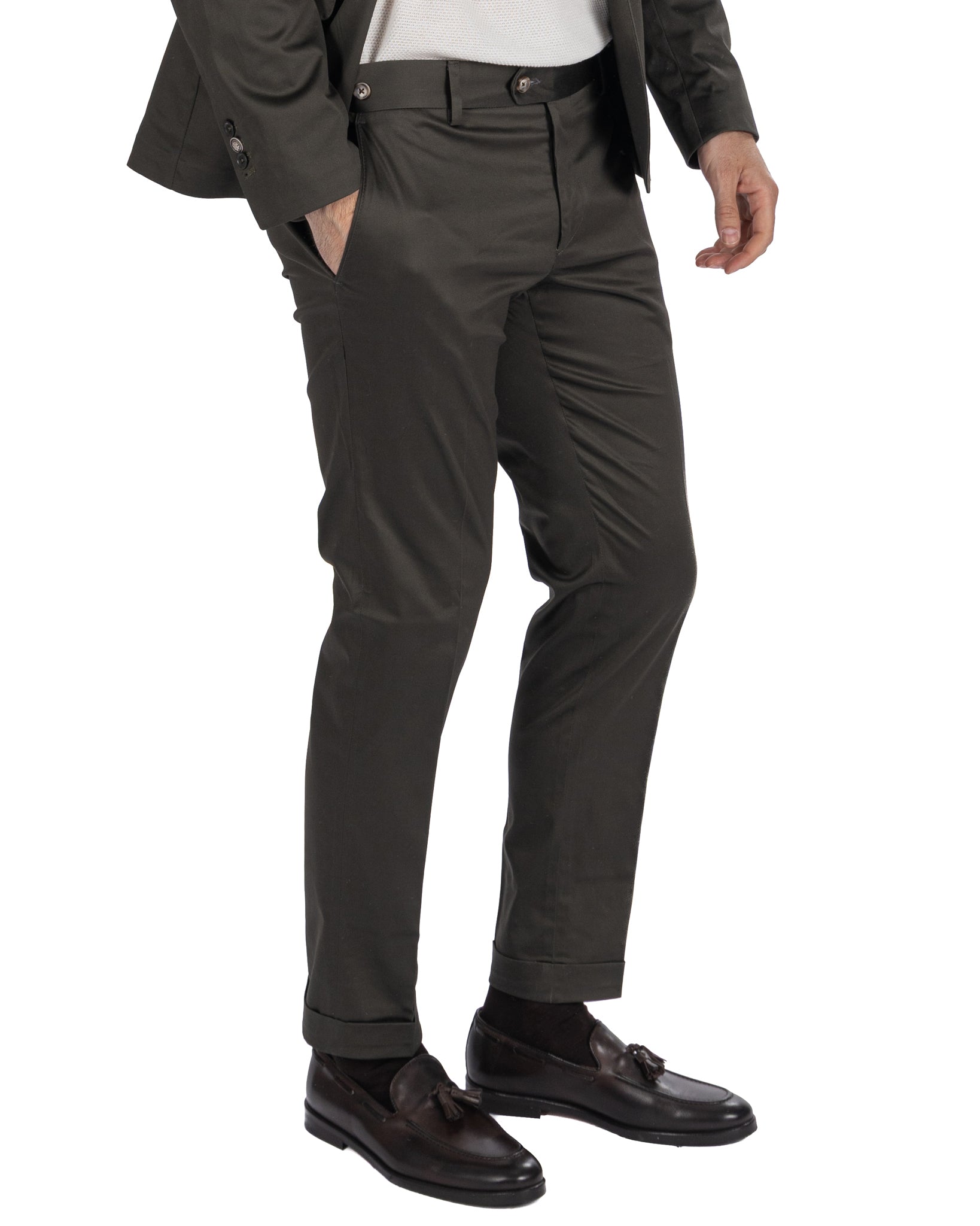Laurence - pantalon militaire en coton