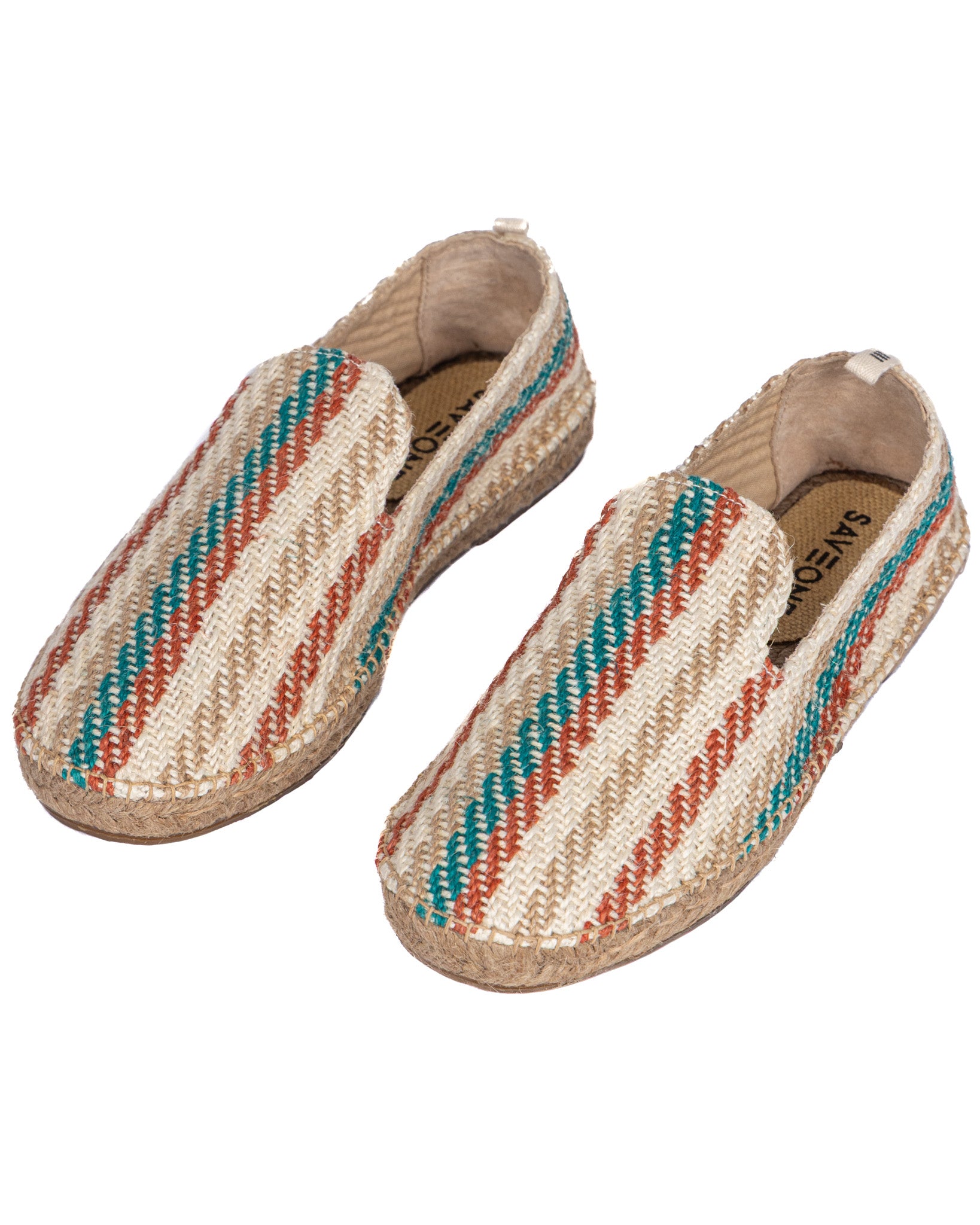 Scilla - multicolor striped espadrilles