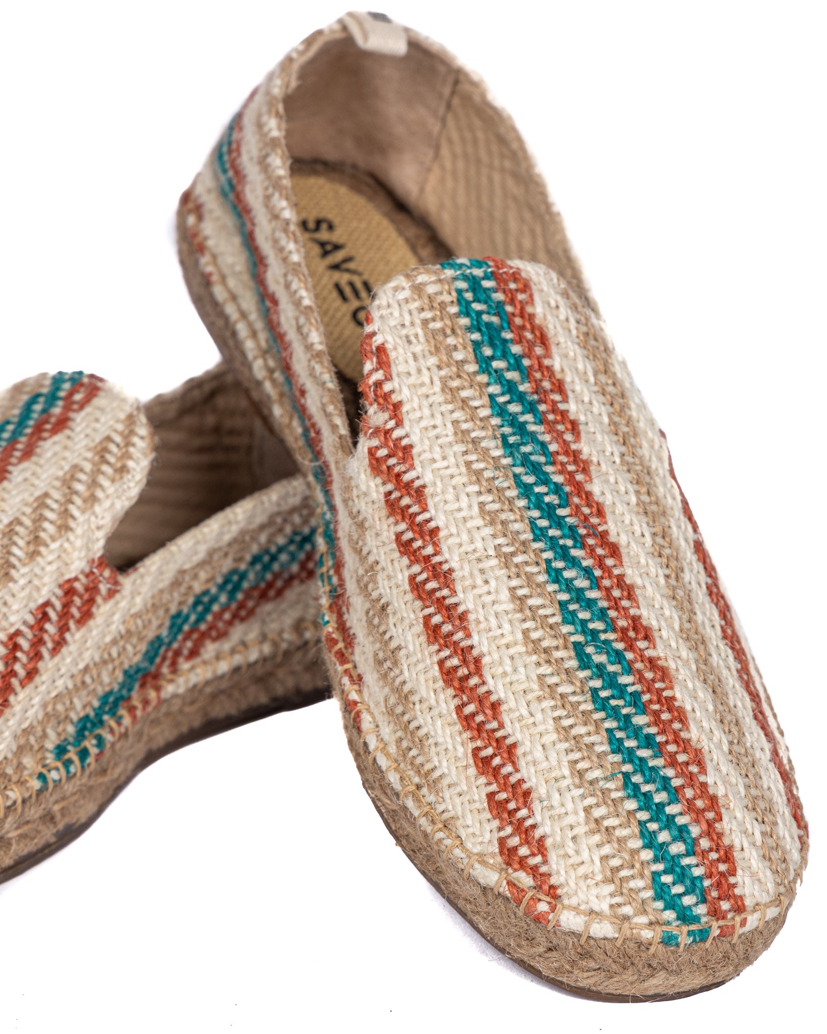 Scilla - multicolor striped espadrilles