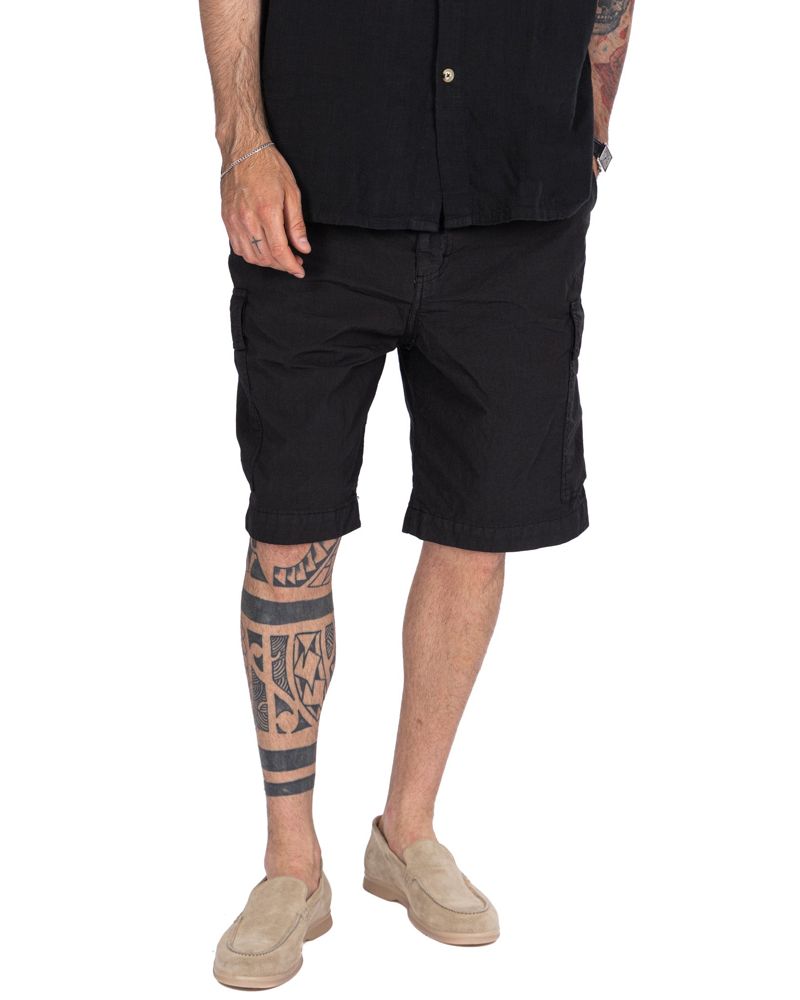 Hunter - short cargo blindé noir