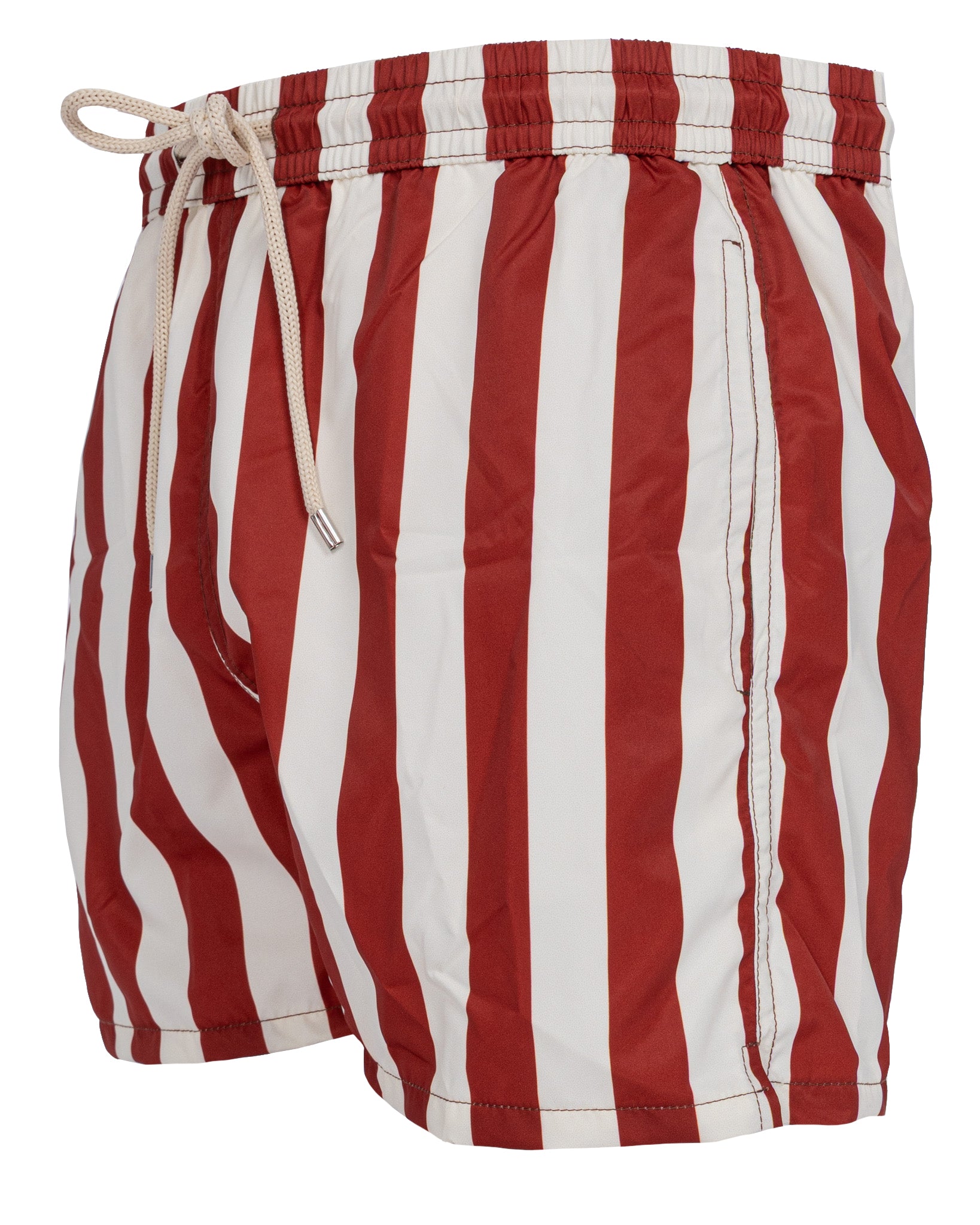 Line - burgundy striped swimsuit