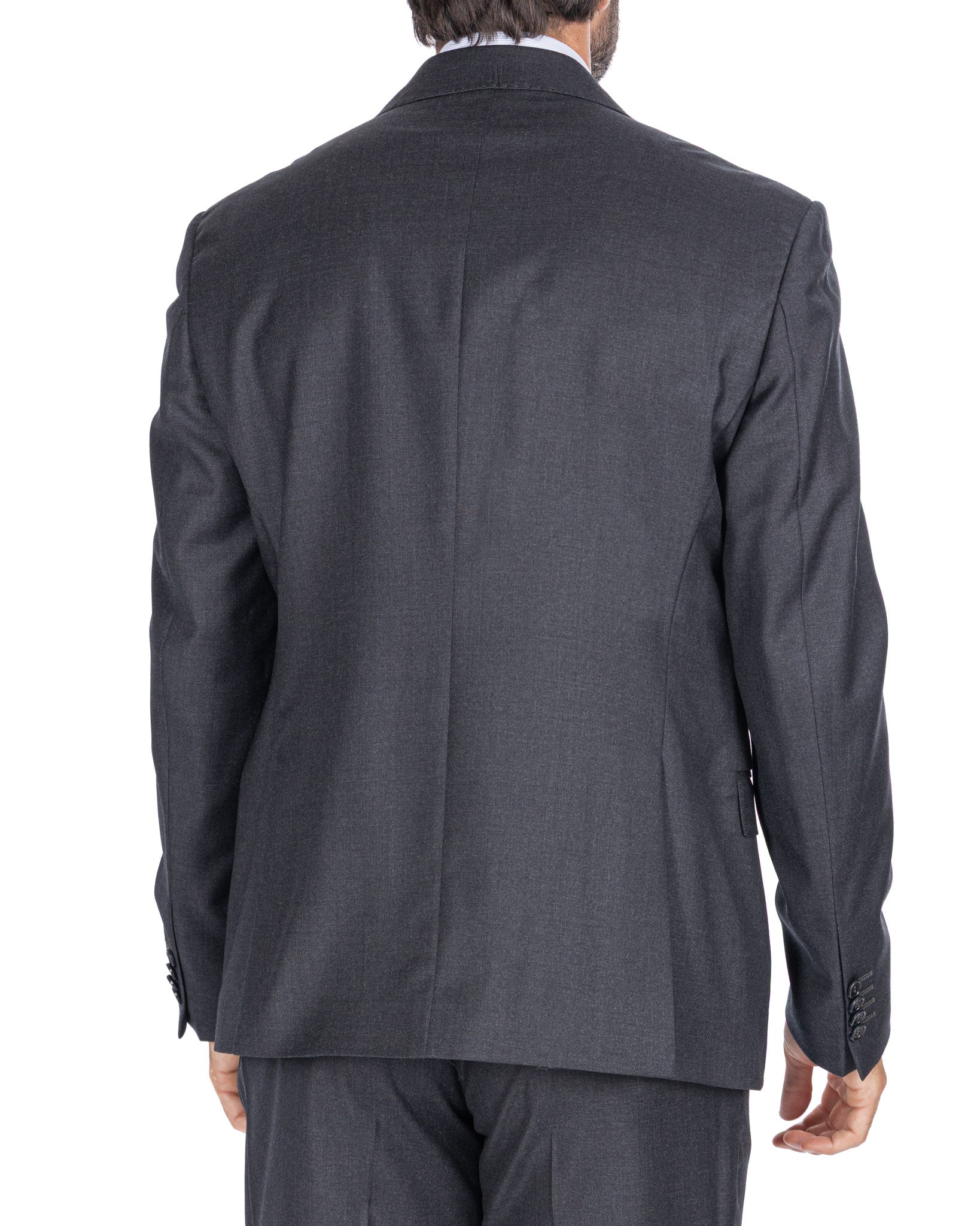 Canonico Anthracite Wool New Jersey Jacket