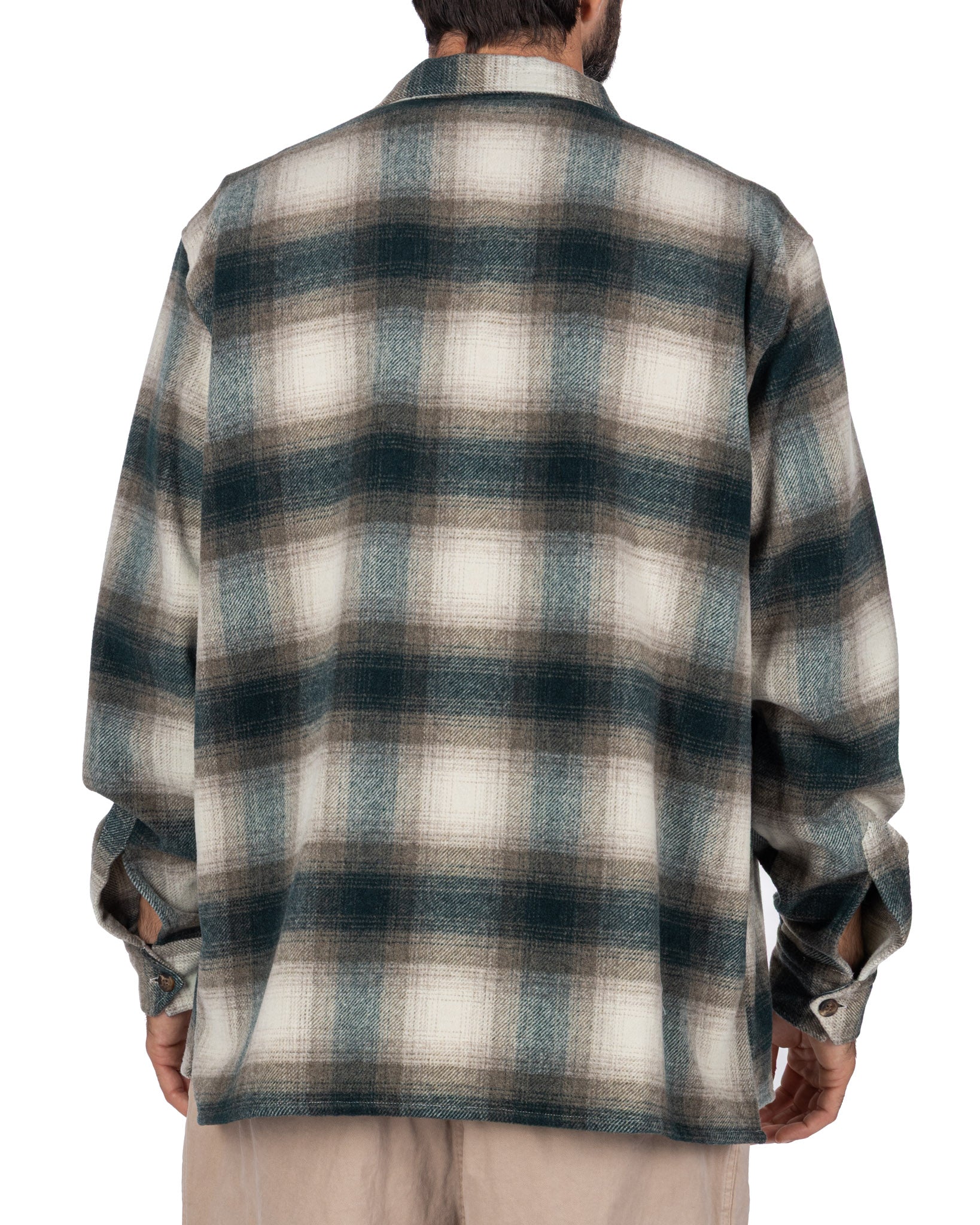 Camicia Odin a quadri verde