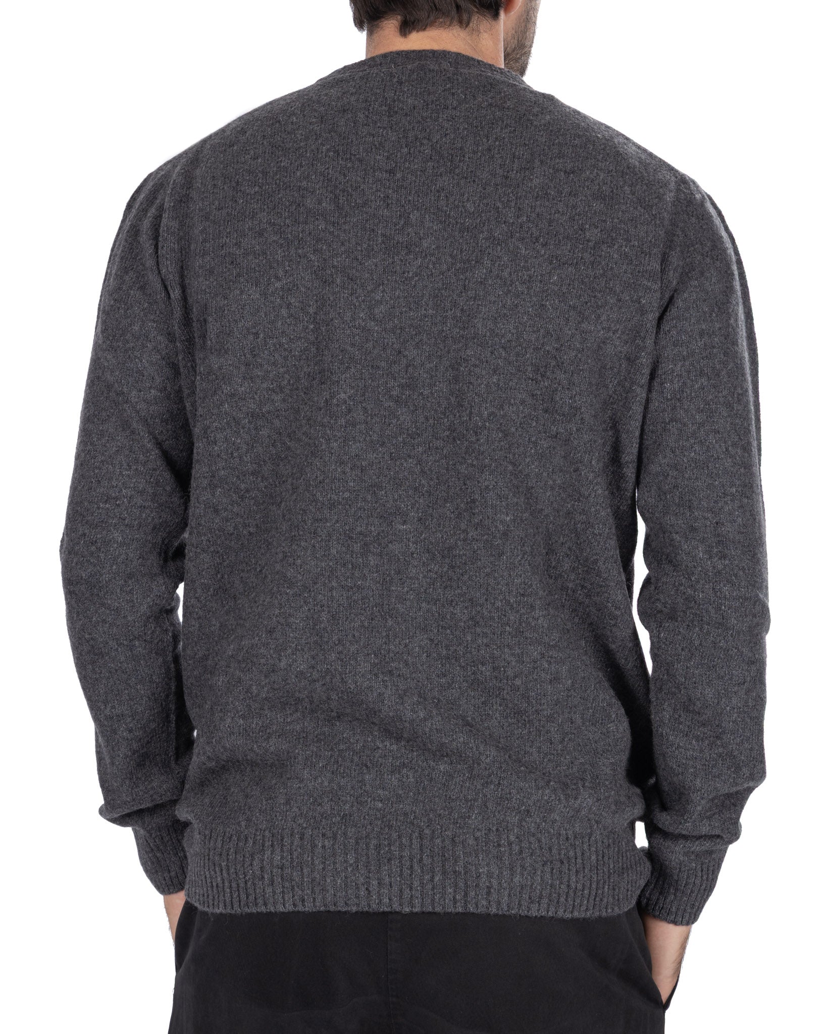 Etna crewneck in grey wool blend