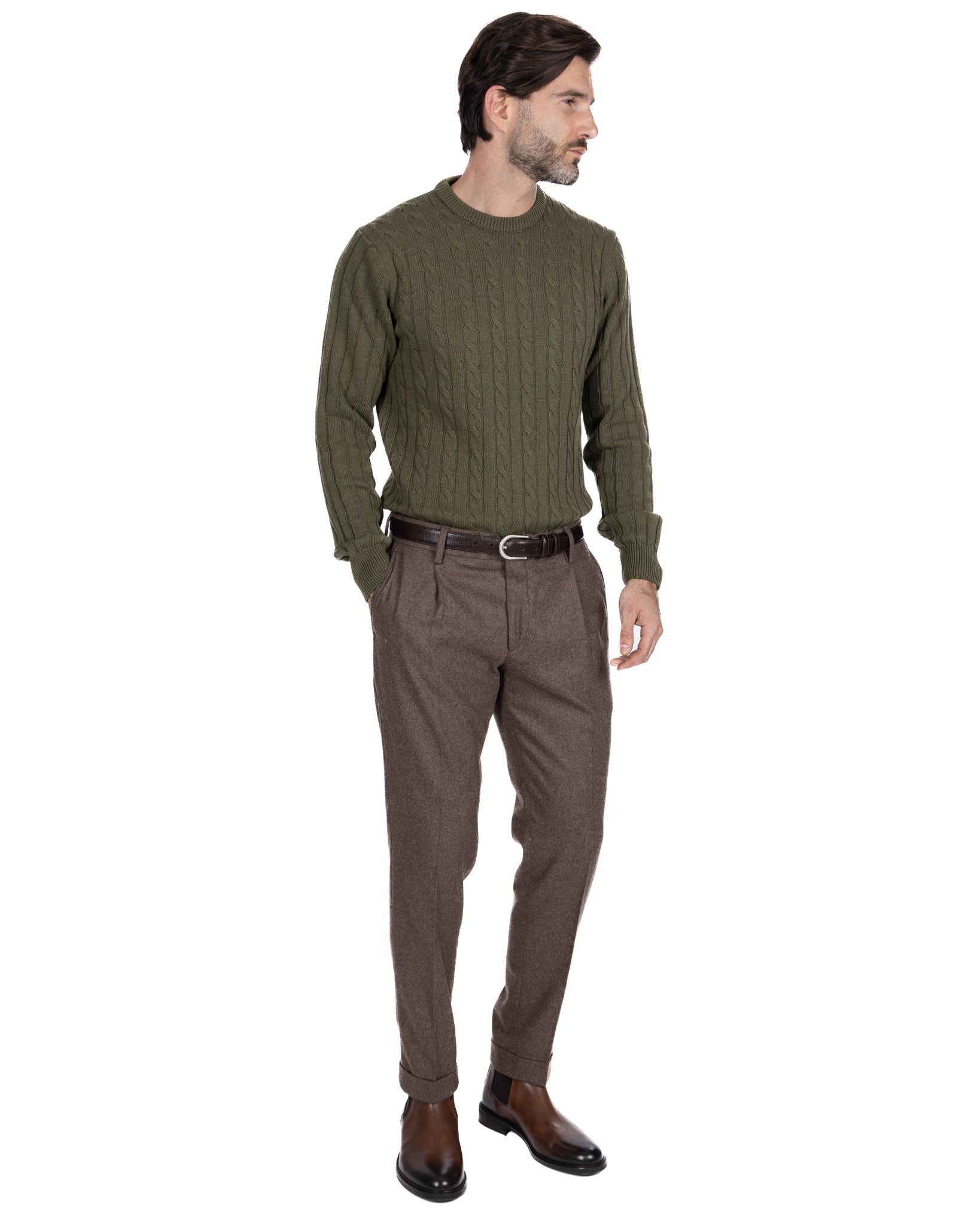 Tambora Green Braided Choker